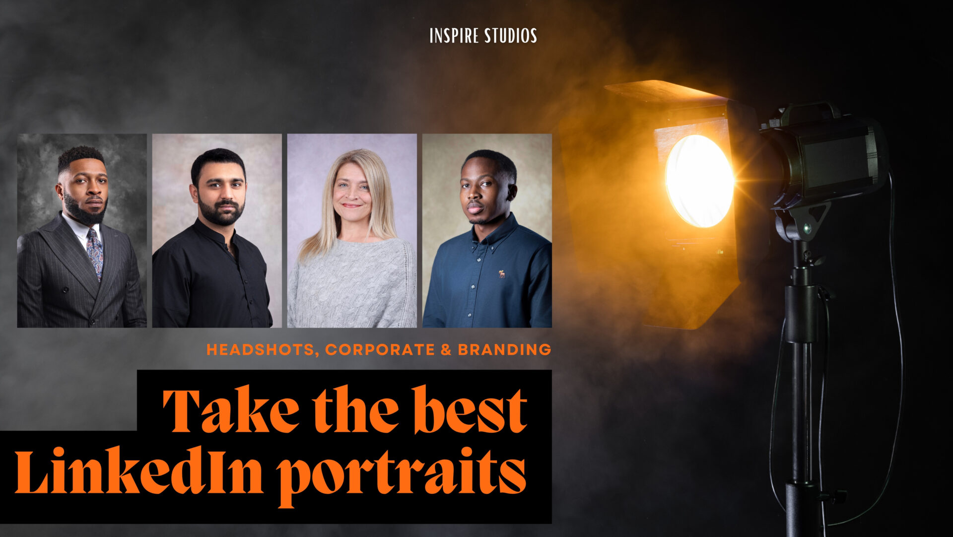 Professional LinkedIn headshots and corporate profile photos in London studio.