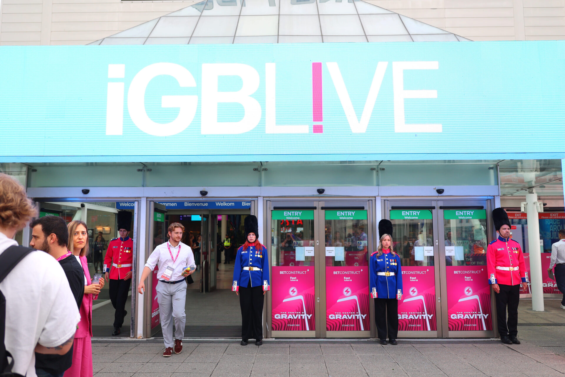 Corporate event entrance at IGB LIVE 2025 Exhibition in London