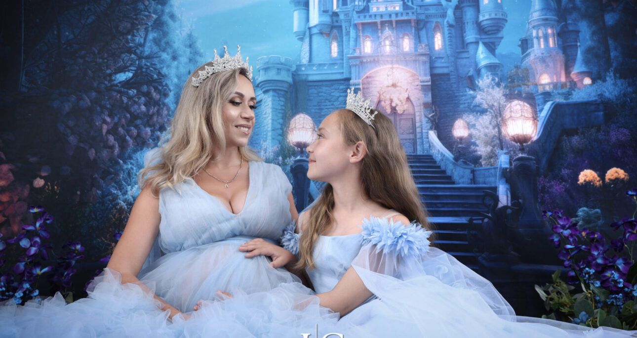 A Magical Collaboration: Inspire Studios and Olga Andronic Make-Up Artist for a Cinderella Maternity Photoshoot