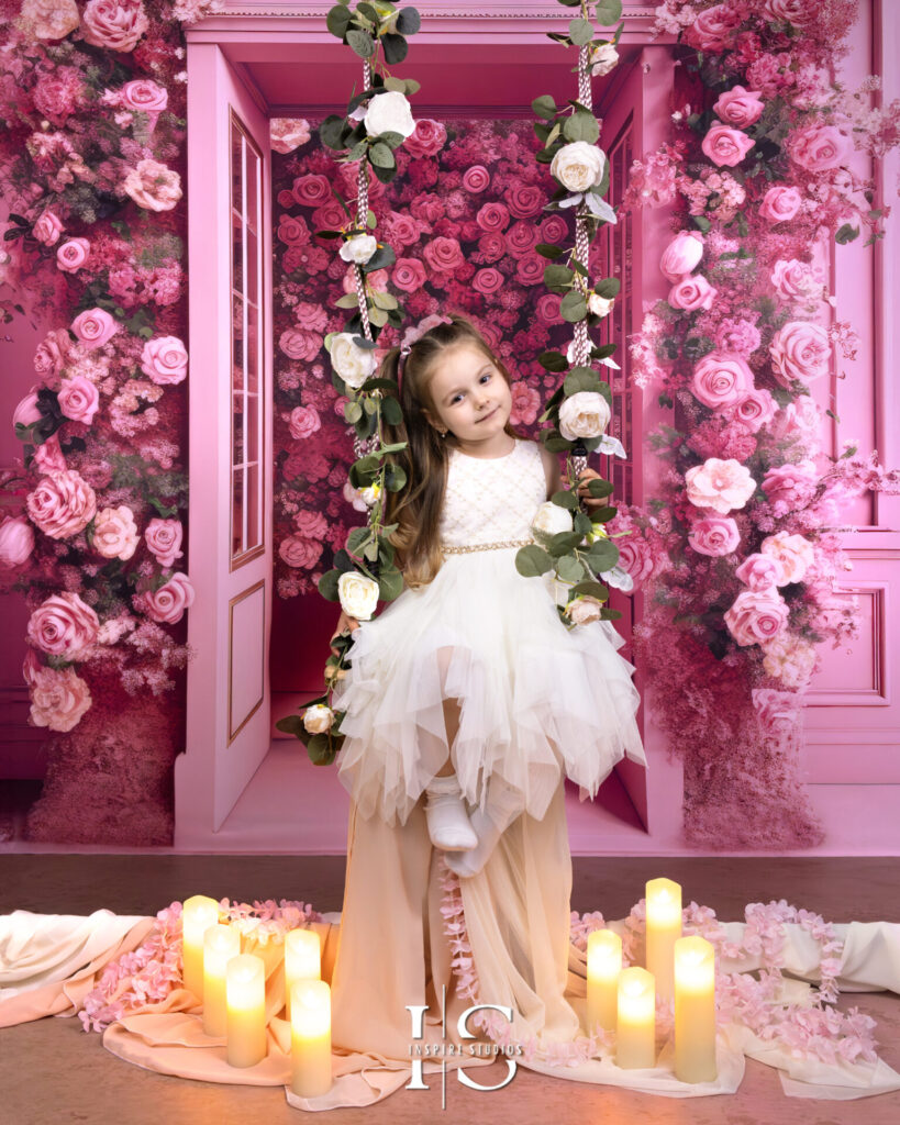 Emma’s Magical 4th Birthday Photoshoot: A Barbie Dreamland Experience