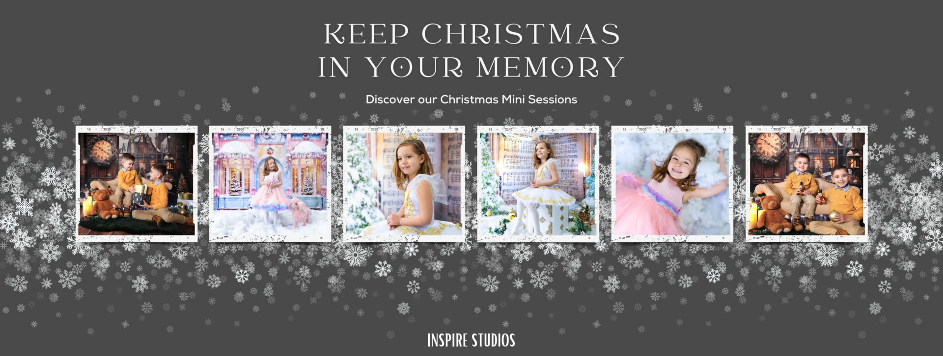 Christmas Mini Sessions avilable in our studio in Central London.