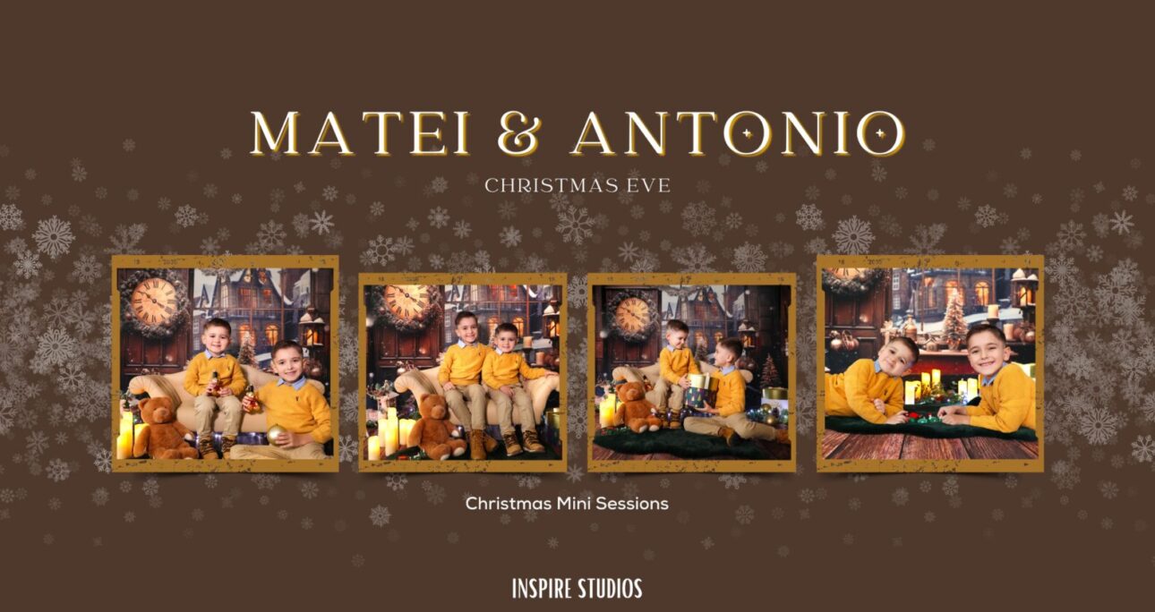 Christmas Children Mini Session | Christmas Eve Decor