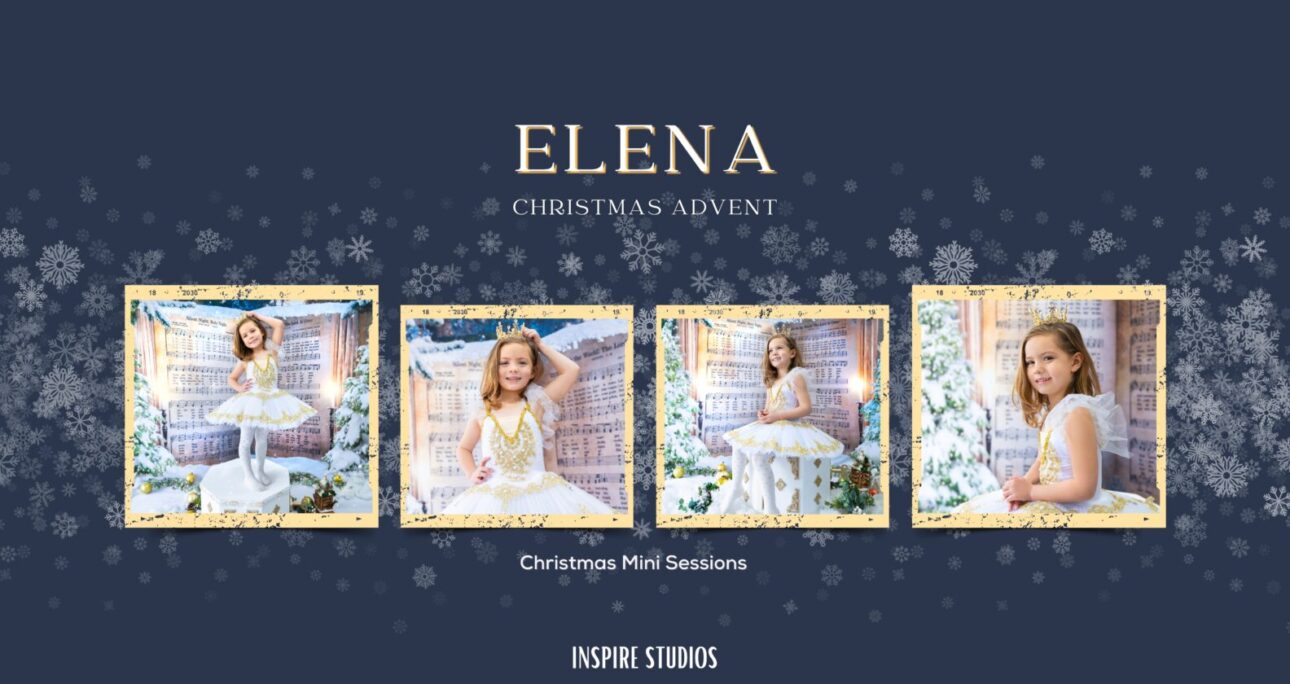 Christmas Photoshoot East London | Christmas Advent Decor