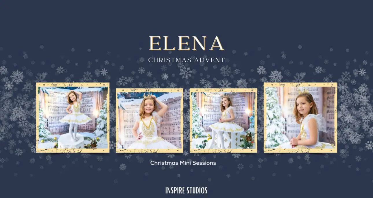 Christmas Photoshoot East London | Christmas Advent Decor