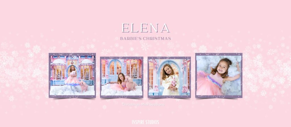 🎀 Christmas Mini Sessions | Barbie Christmas Decor 🎀