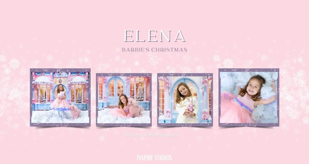 🎀 Christmas Mini Sessions | Barbie Christmas Decor 🎀