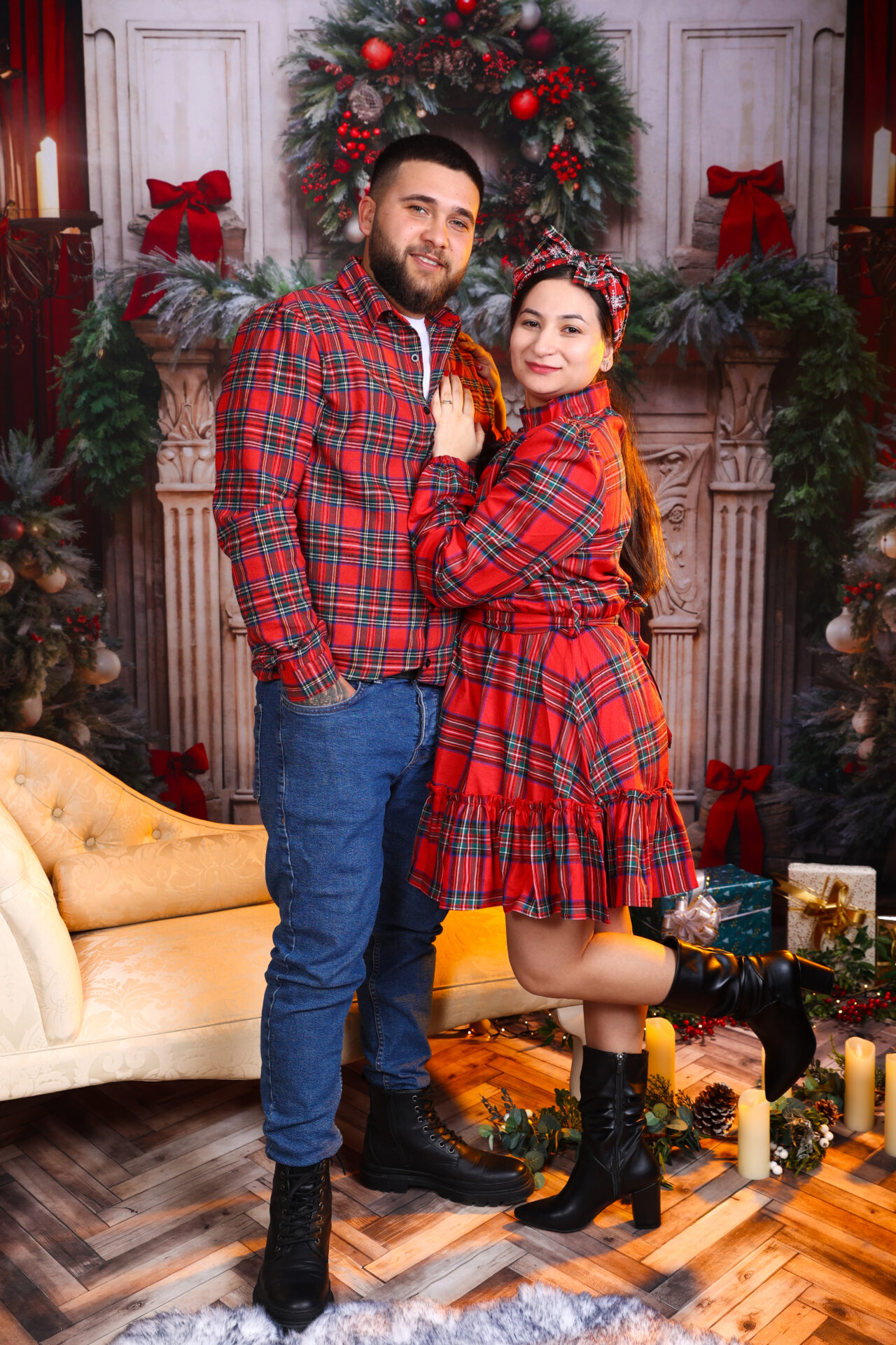 A Christmas Family Mini Sessions in our photo studio in Walthamstow.