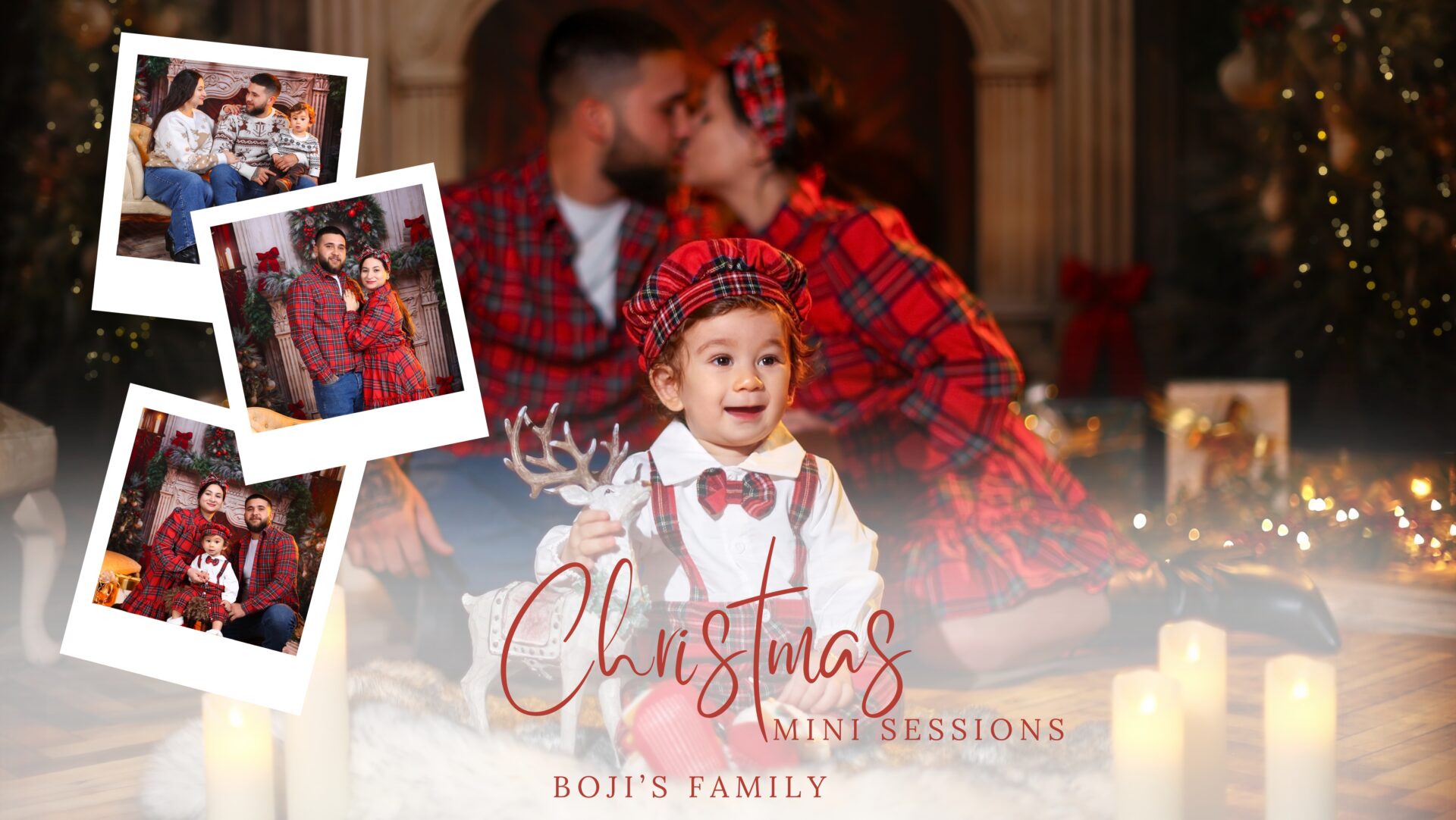 A Christmas Family Mini Sessions in our photo studio in Walthamstow.