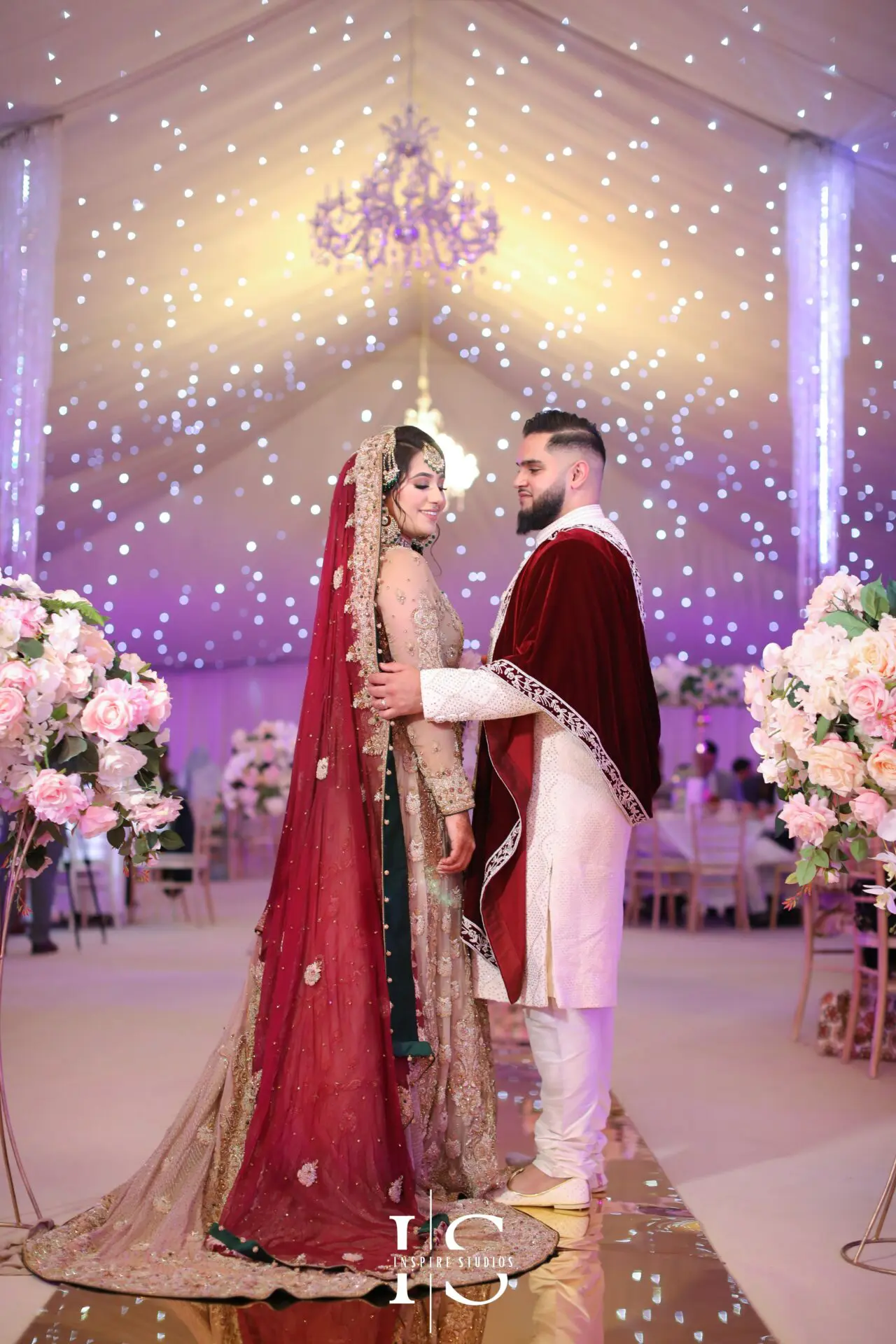 Baraat wedding photography in London with traditional groom arrival