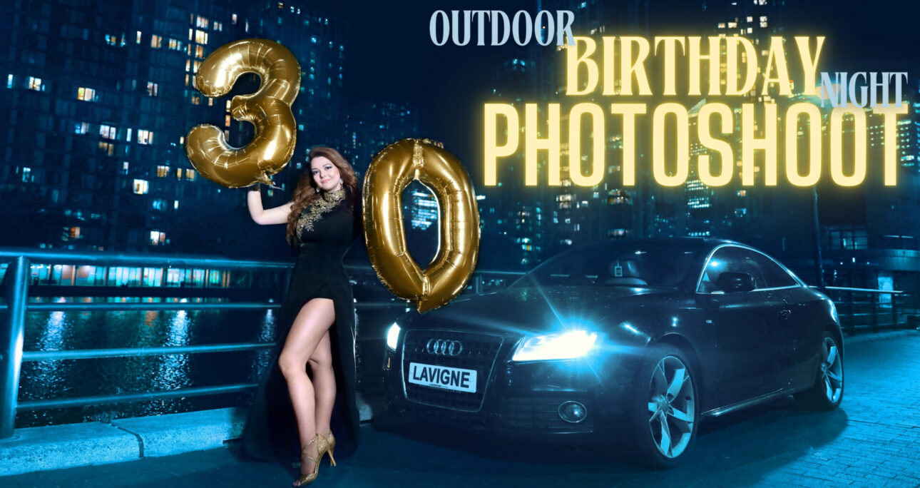 London Night Birthday Photoshoots | Canary Wharf Photography