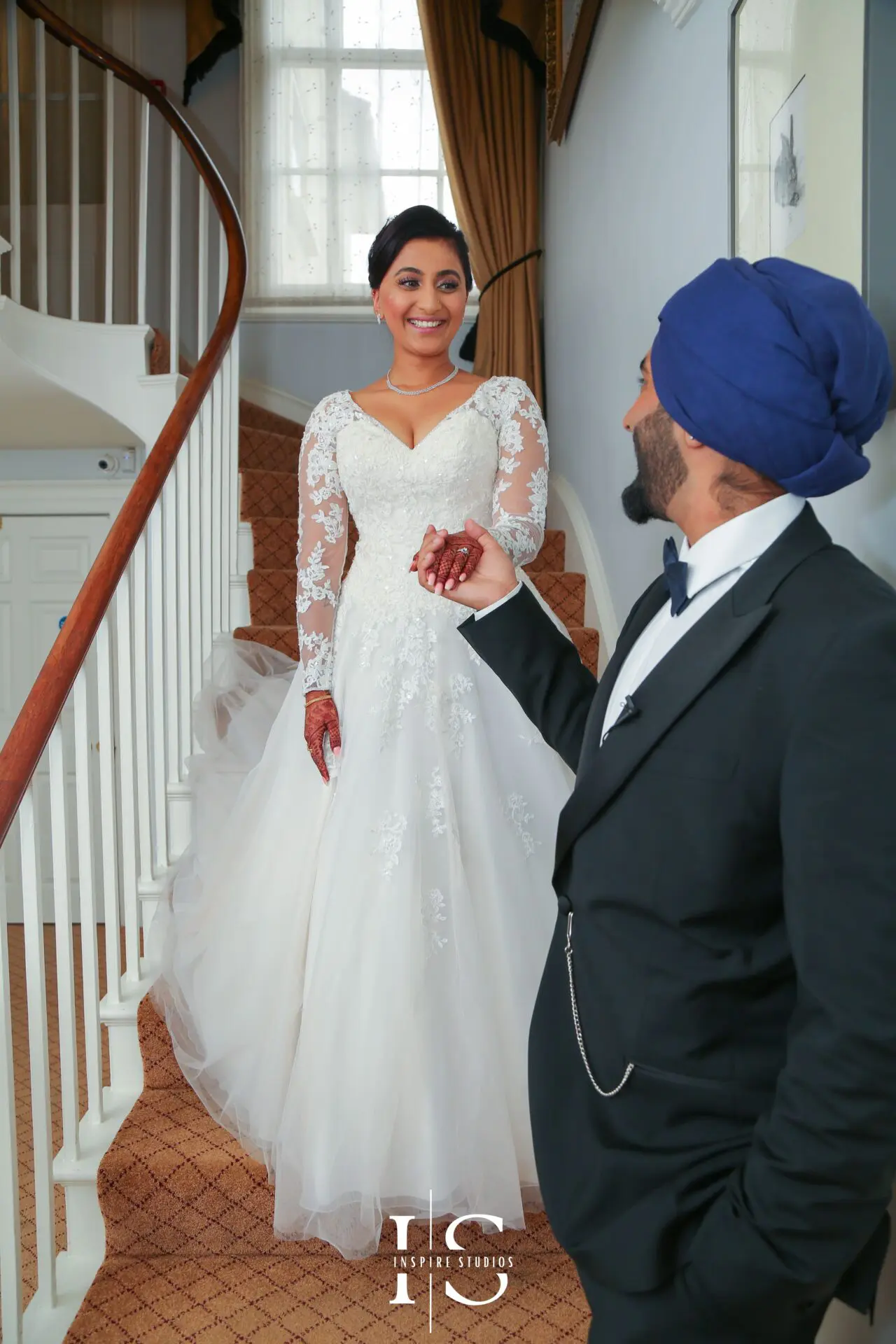 Indian wedding photographer capturing beautiful registry office ceremony at Fennes in Braintree