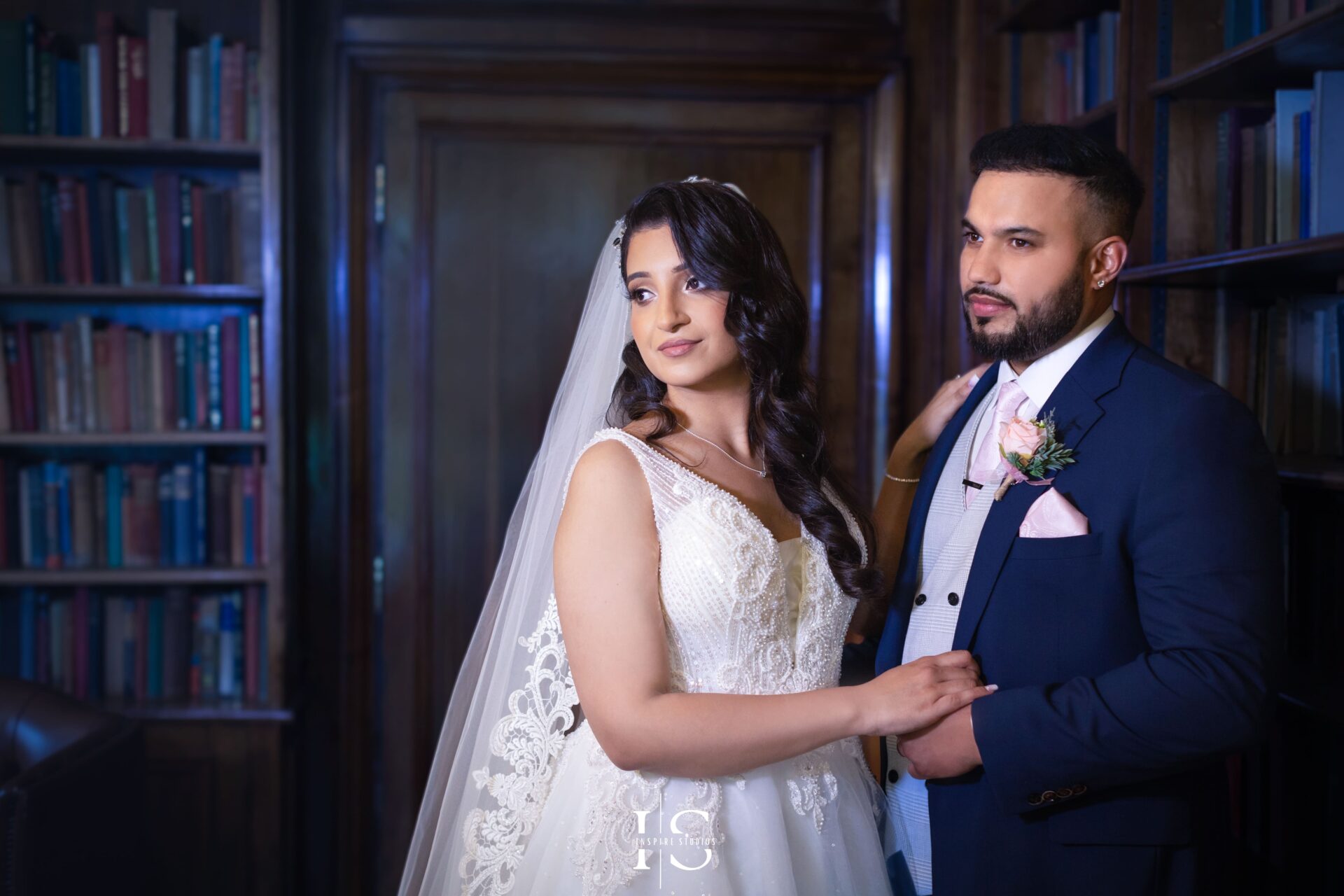 Registry wedding photographer in London capturing the married couple in town hall.