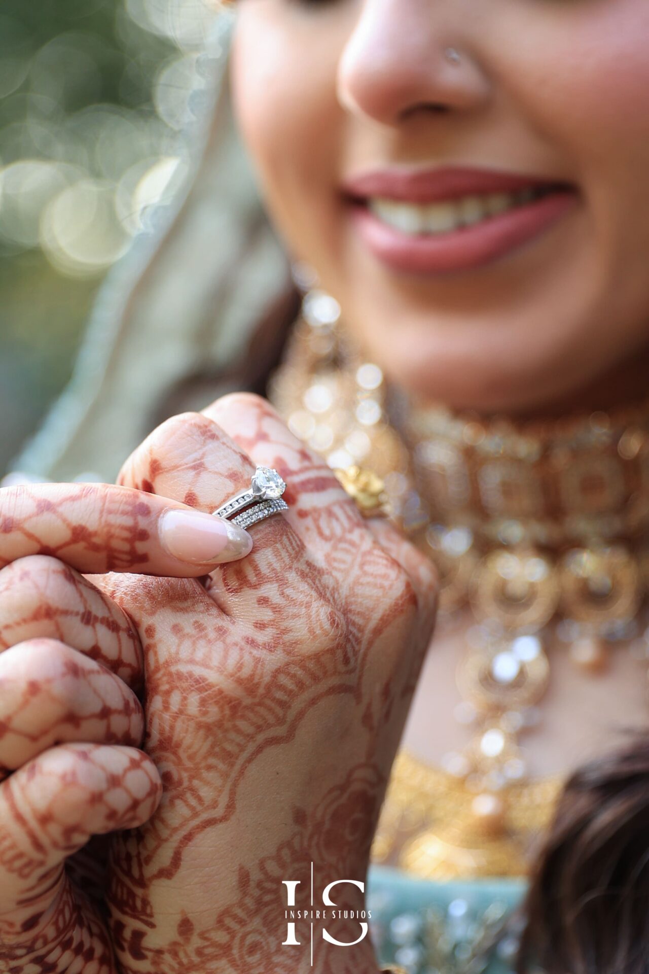 Walima wedding photography capturing the bride’s radiant smile as she prepares for the ceremony.