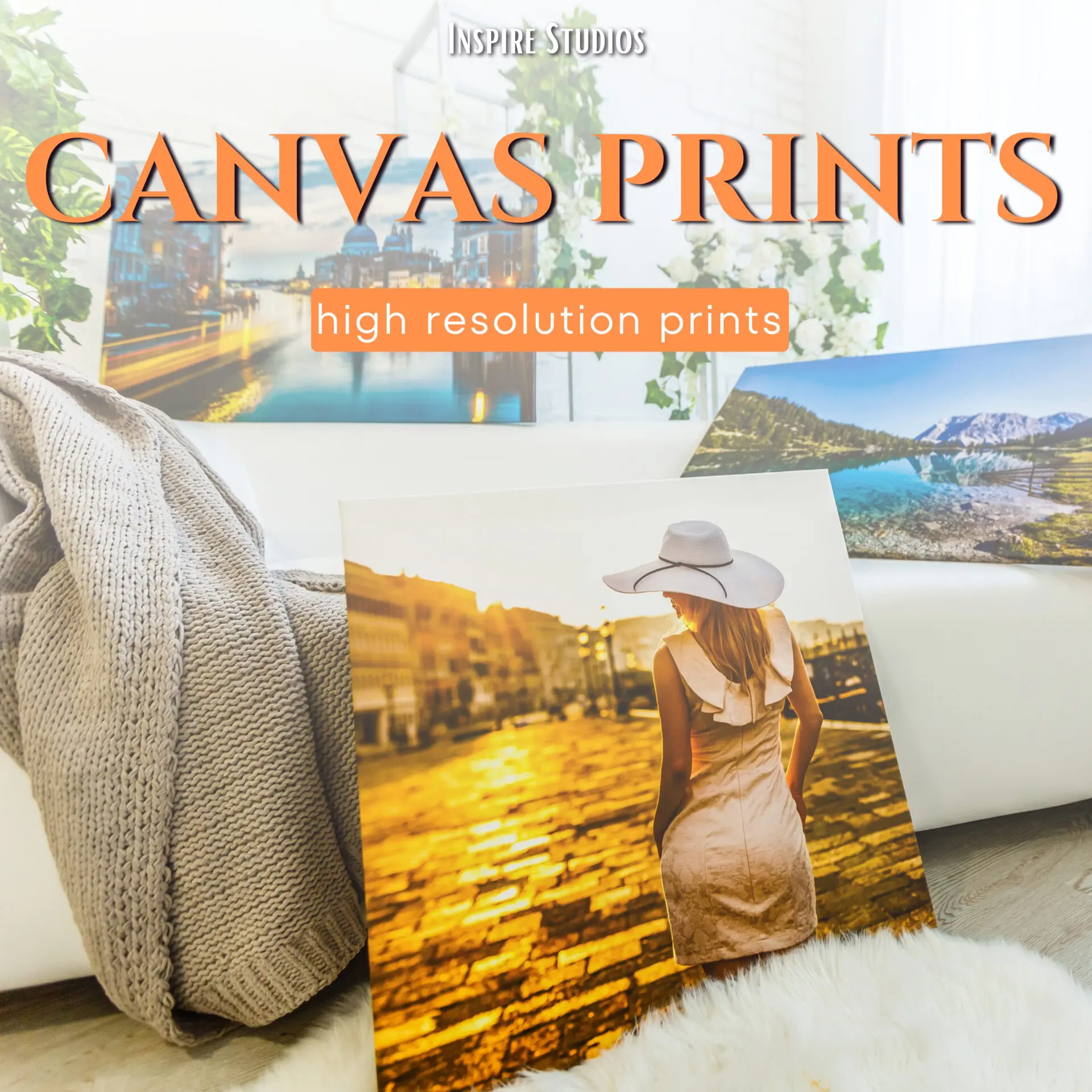 High-quality canvas prints in Walthamstow – Custom photo wall art near you at Inspire Studios, 255 Hoe Street, E17 9PT.