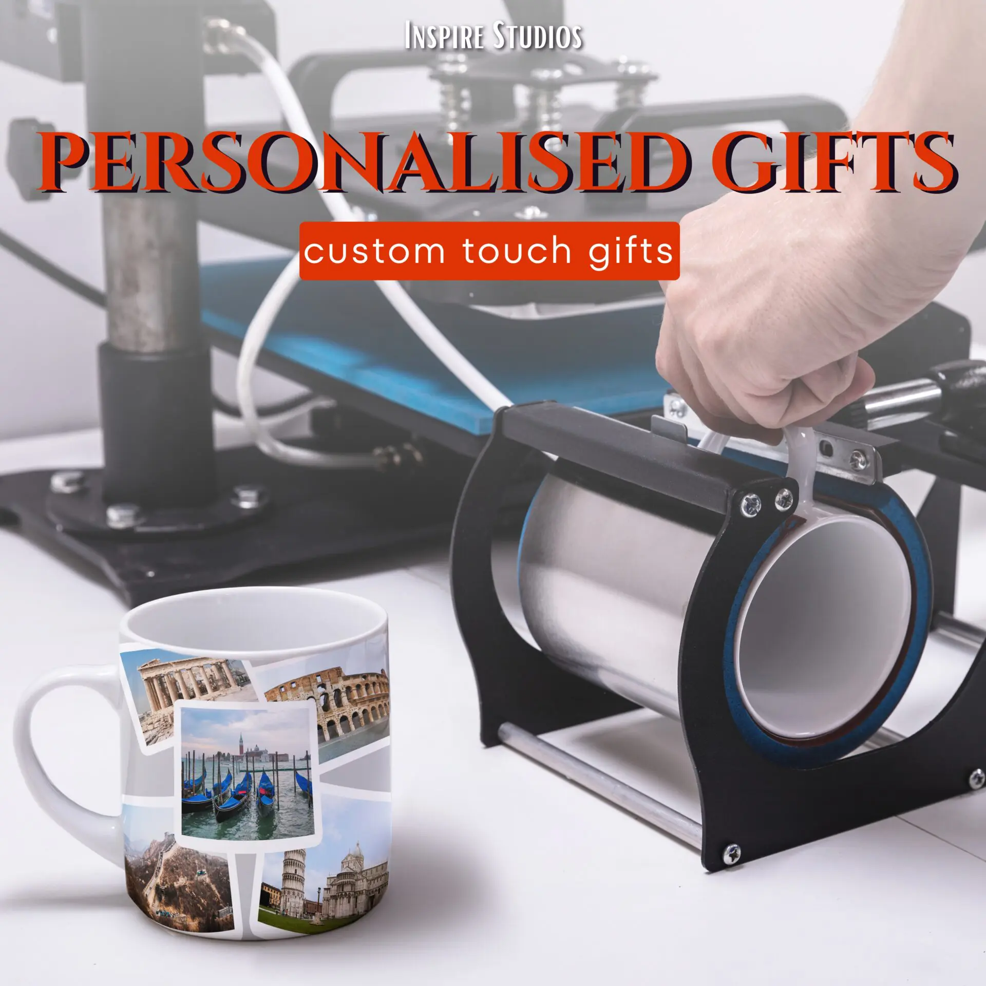 Personalised gift at Inspire Studios Walthamstow, perfect for birthdays, anniversaries, weddings, corporate branding, logos & special events.