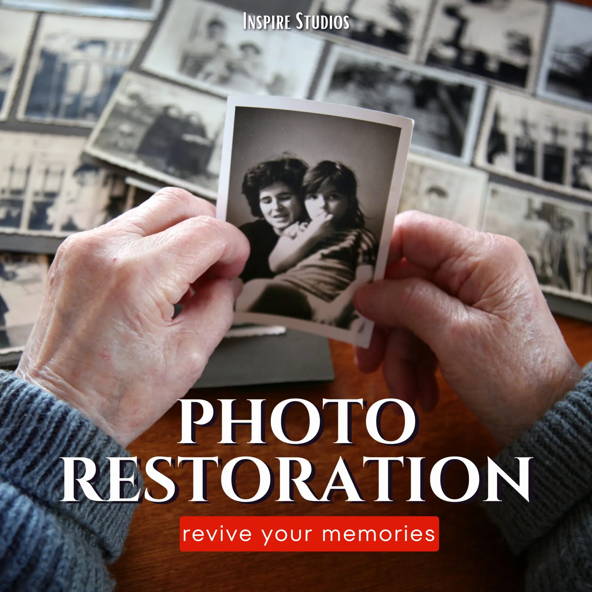 Photo restoration experts in Walthamstow at Inspire Studios, 255 Hoe Street, E17 9PT.