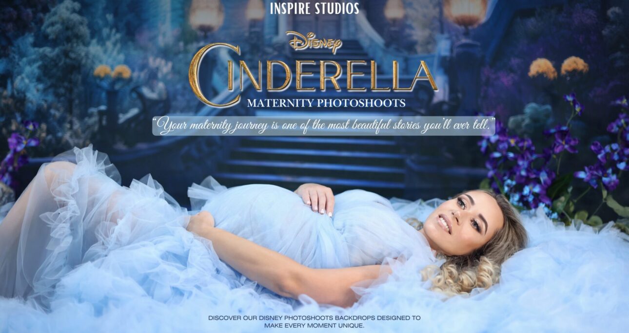 Cinderella Maternity Studio Photoshoot