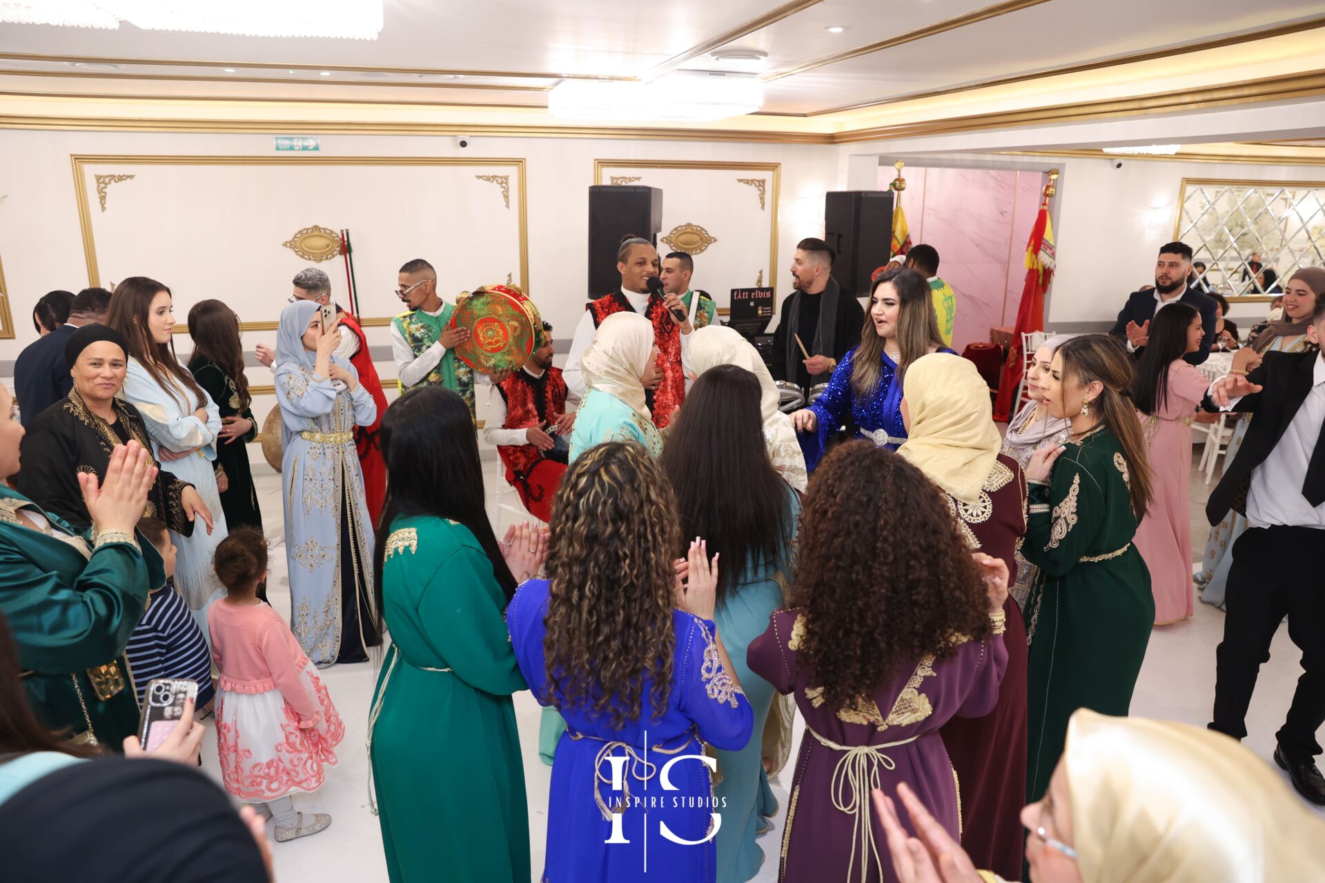 Moroccan wedding lights and atmosphere in London