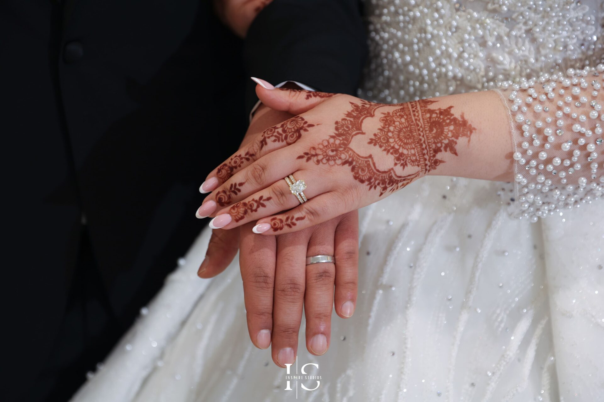 Female photographer photographing Moroccan henna night