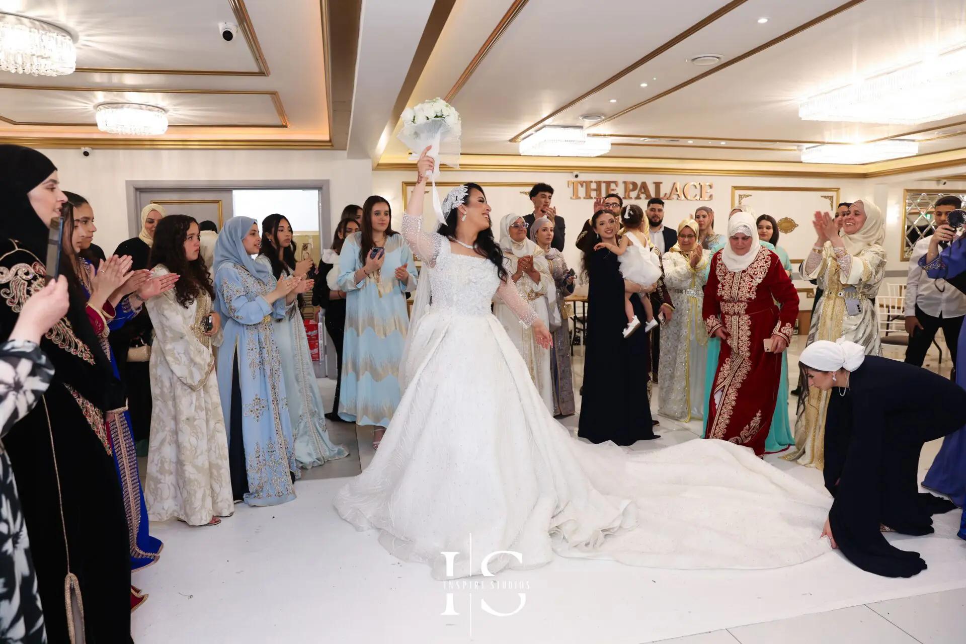 Moroccan wedding held in a London luxury venue