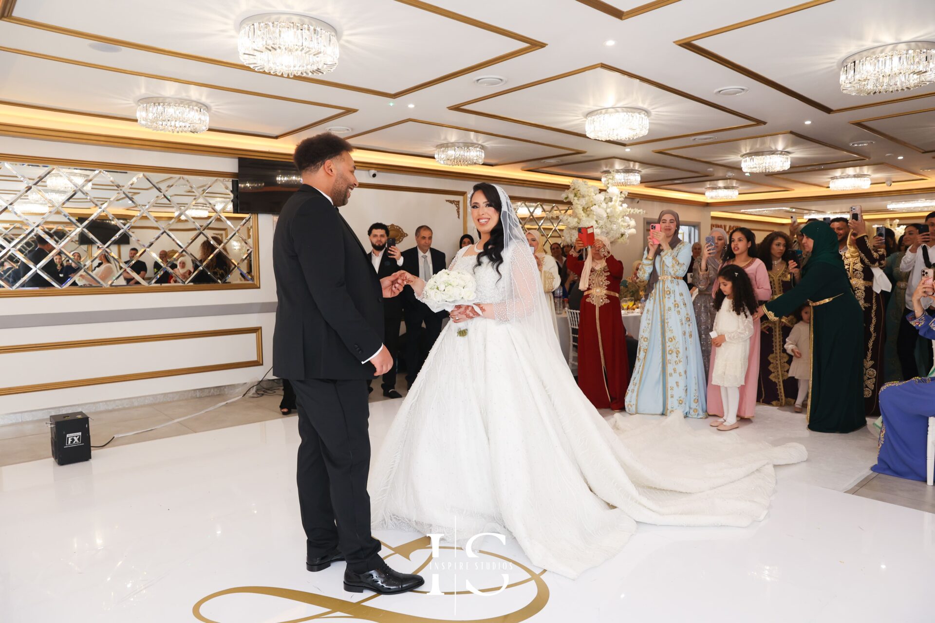 Moroccan wedding henna ceremony in East London