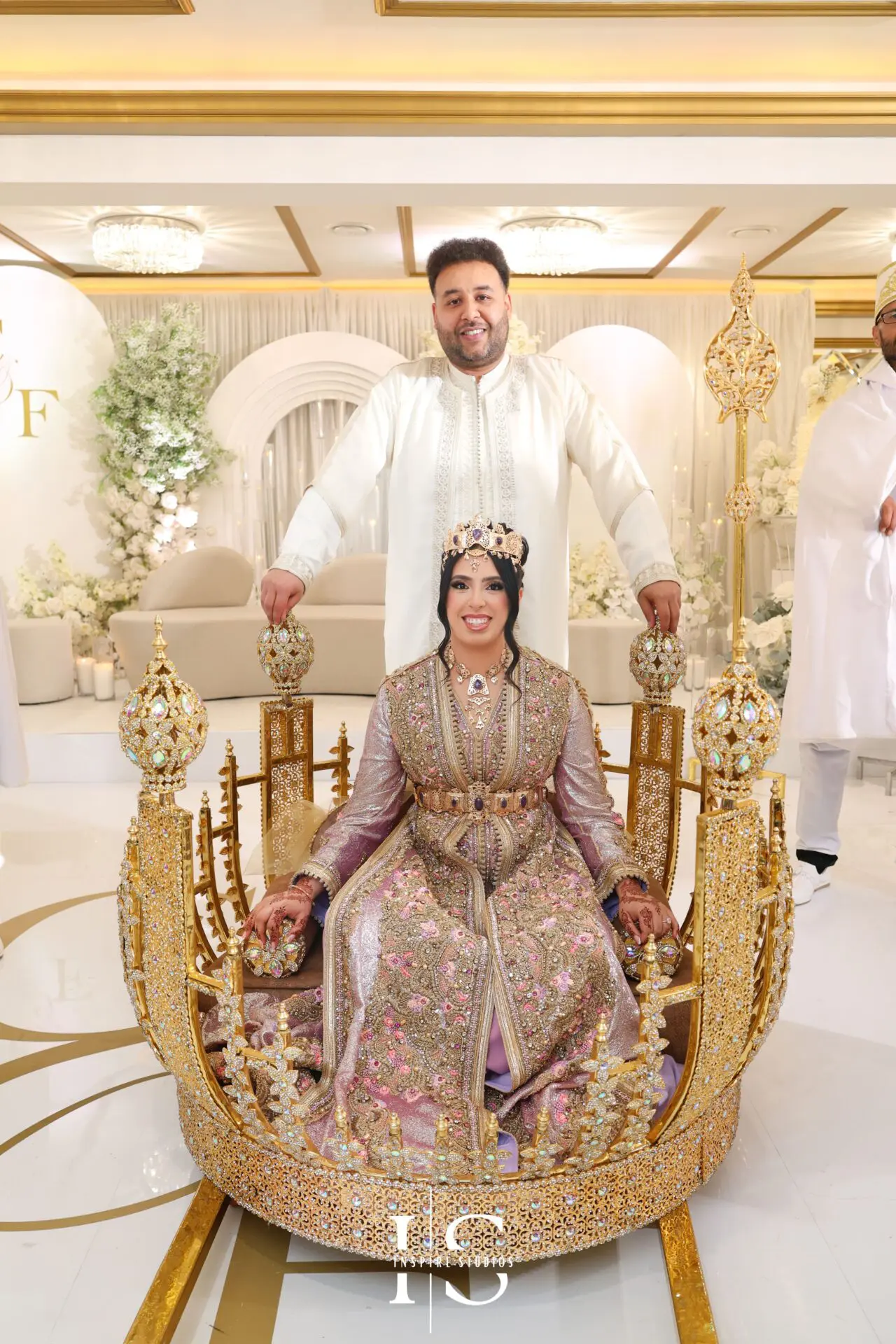 Traditional Moroccan drums at wedding ceremony