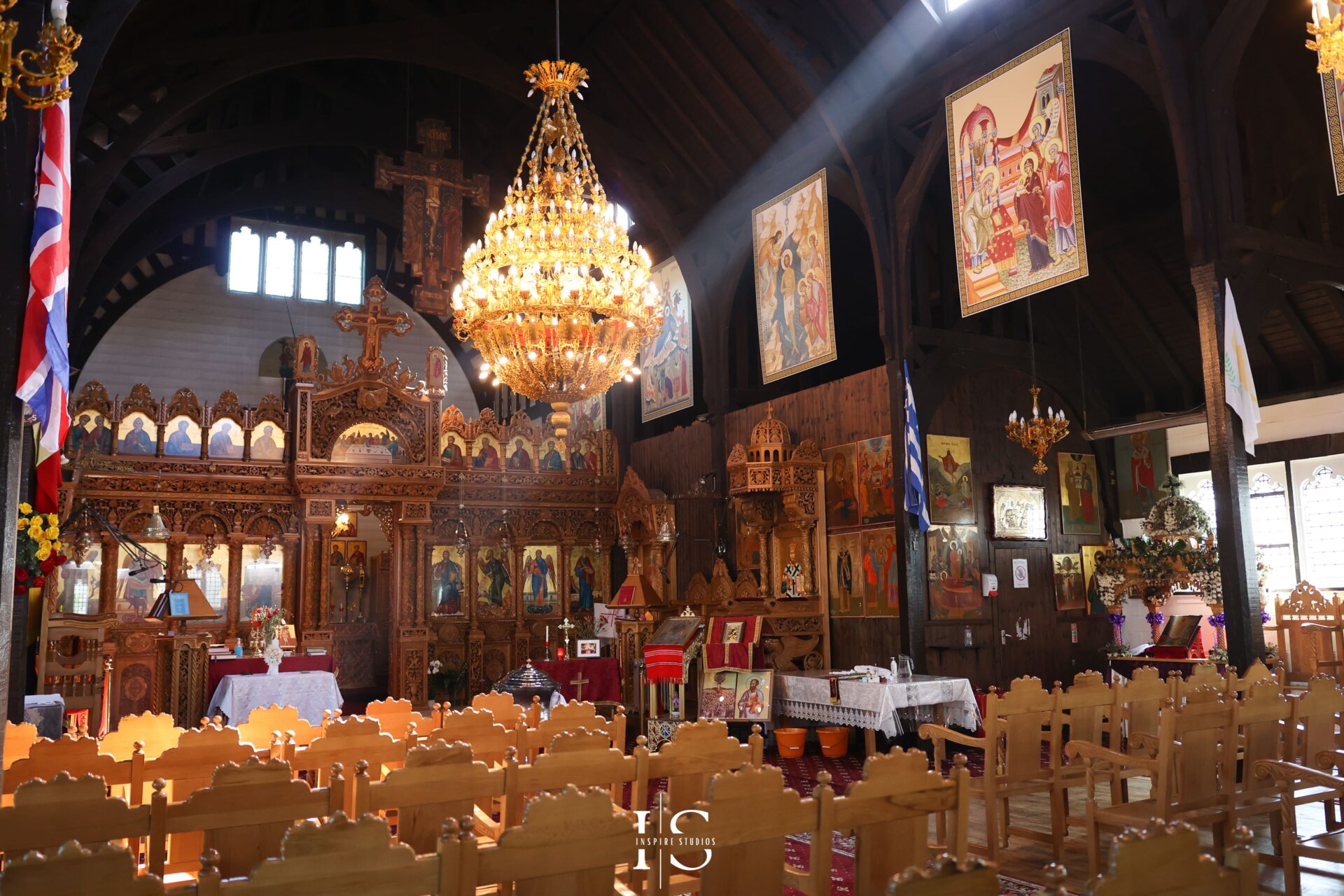 Professional christening photographer in London capturing baptism moments