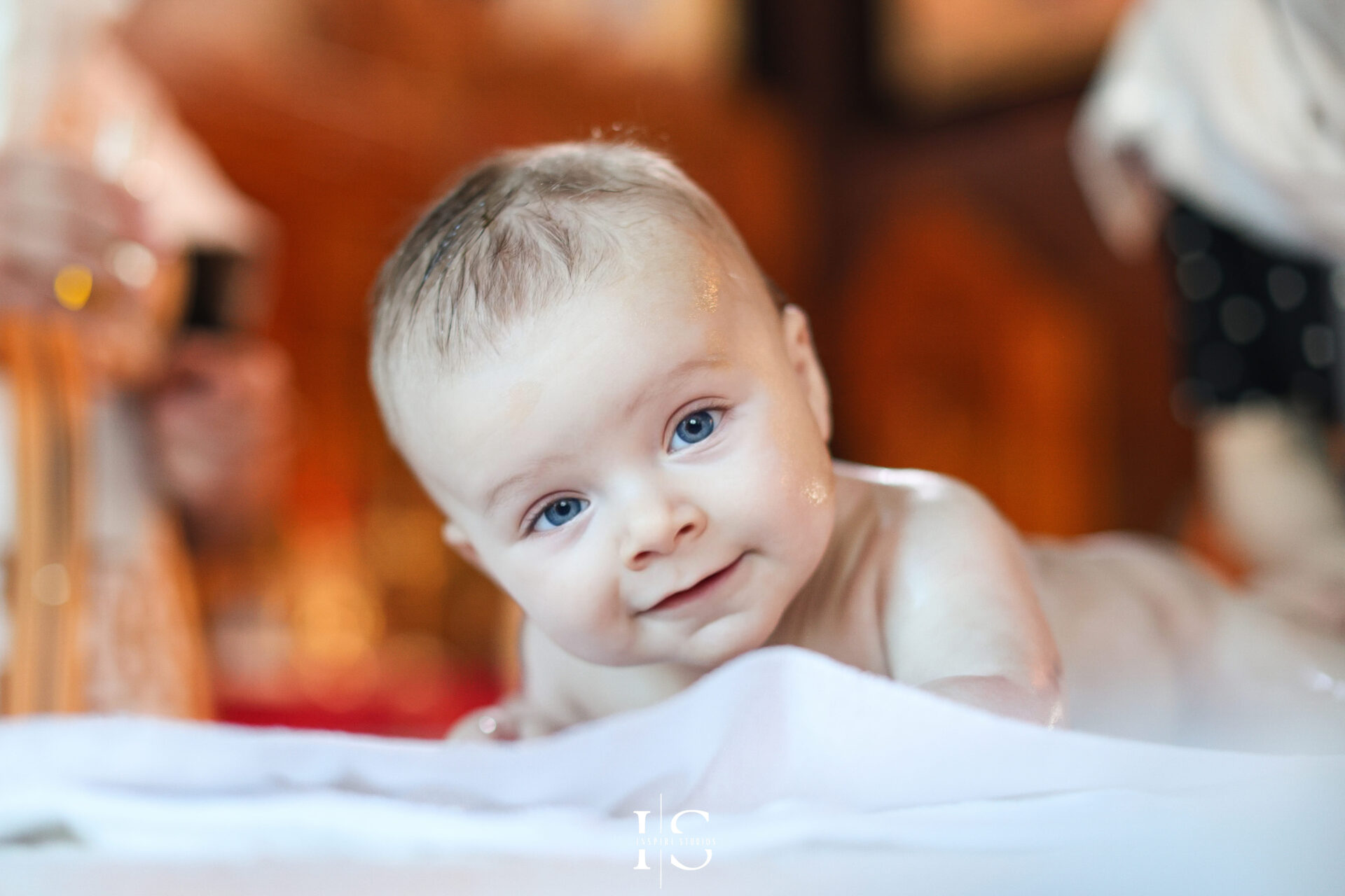 Photographer capturing christening and wedding celebrations