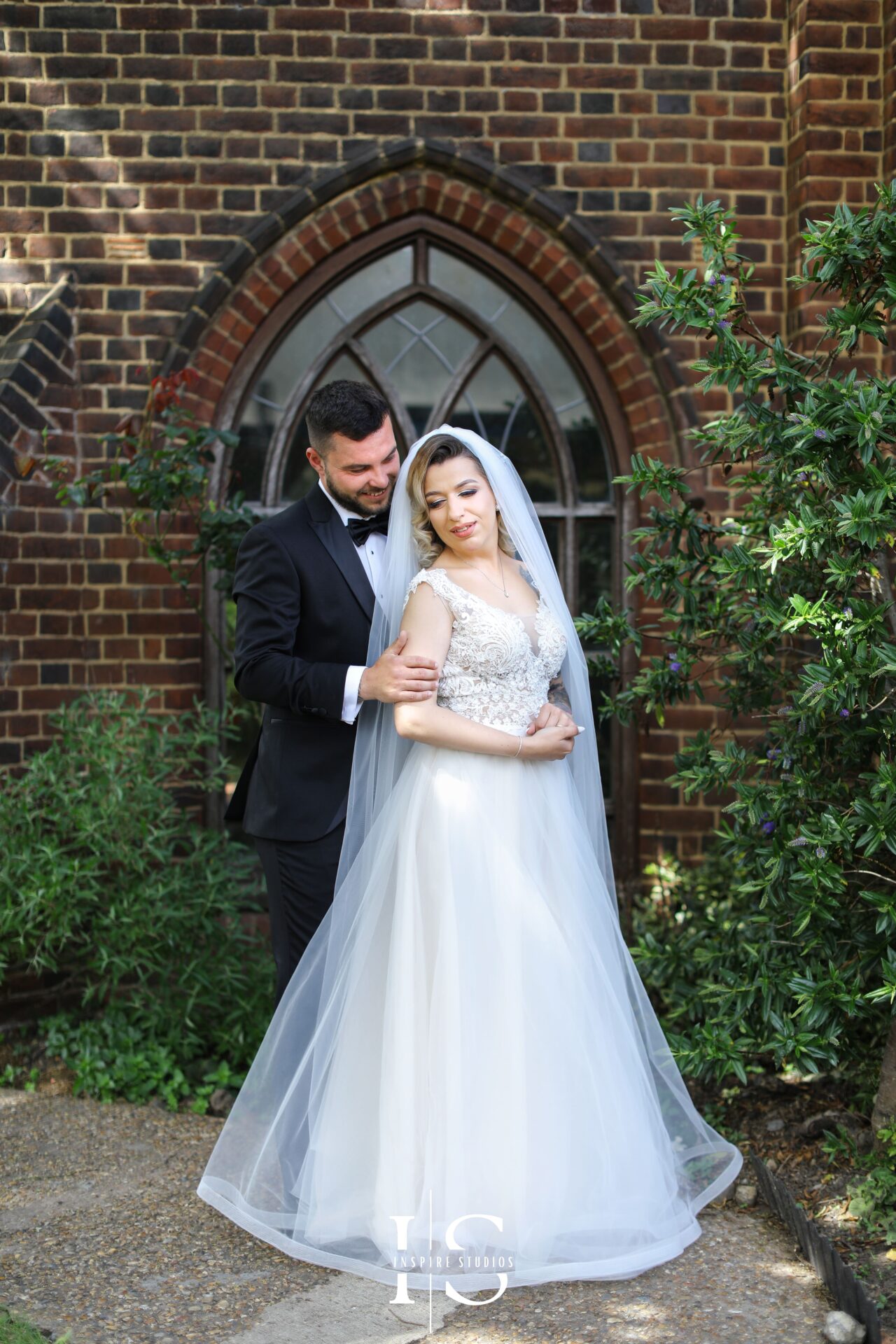 Female photographer capturing Romanian wedding in London