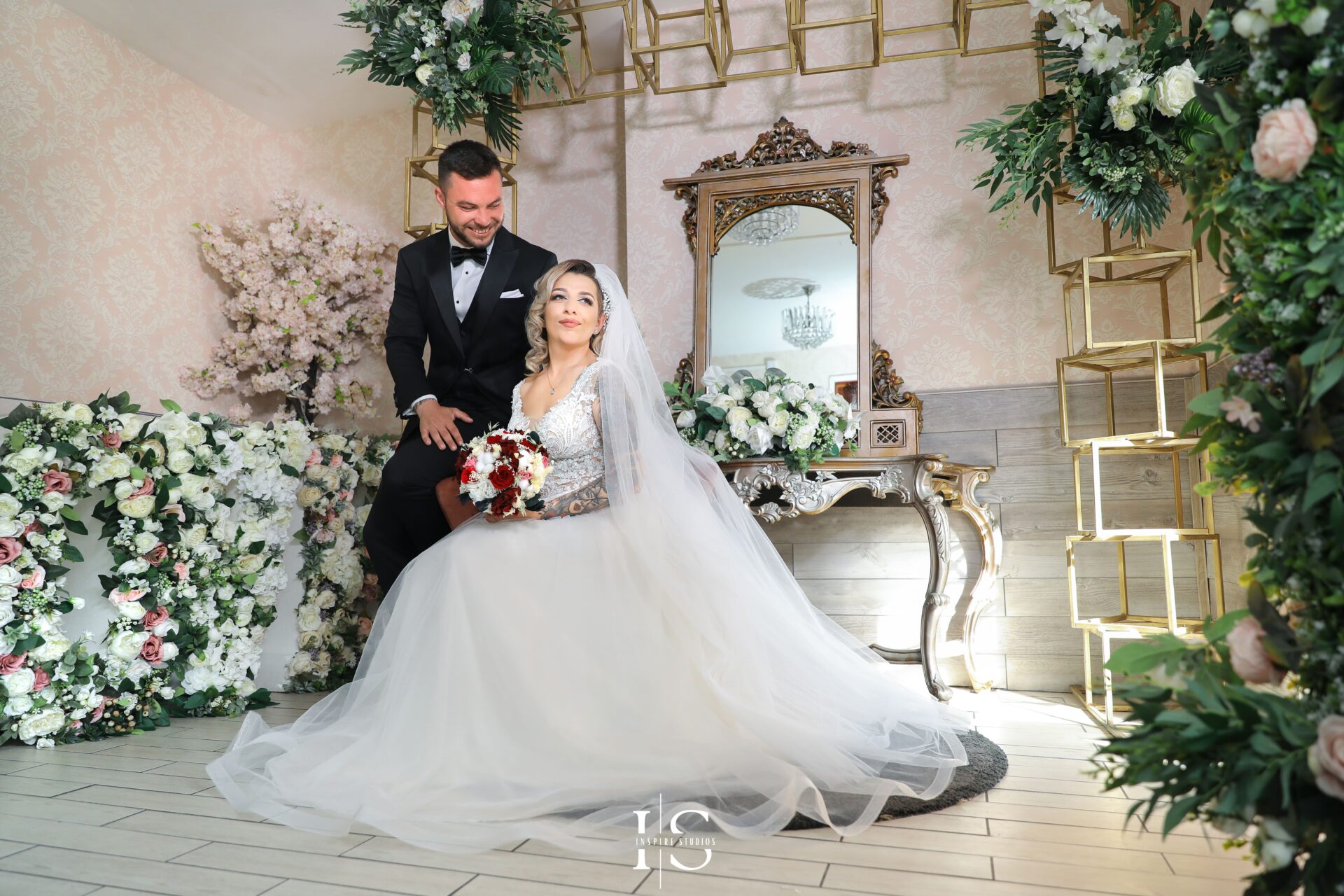 Bride getting ready in London, photographed by woman photographer