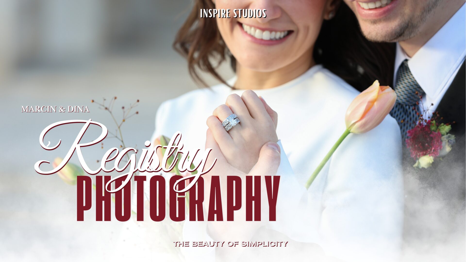 Couple celebrating outside Walthamstow Town Hall after their civil registry marriage, photographed by a local London professional