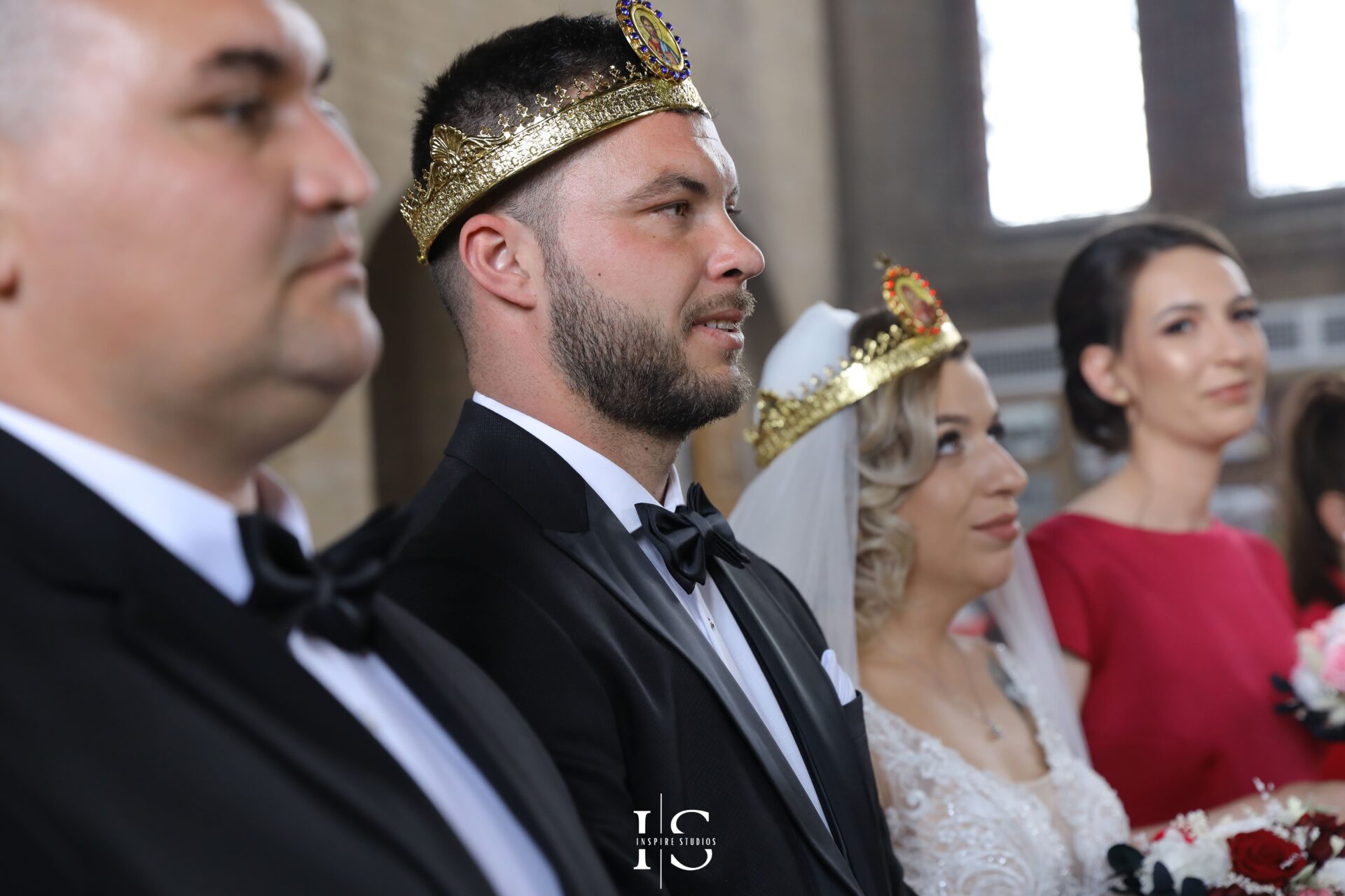 Intimate ceremony moment in London