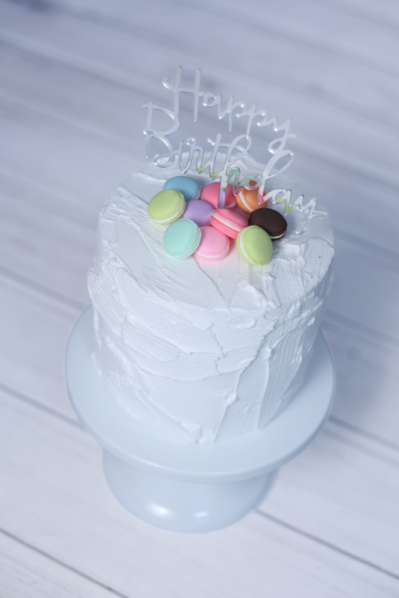 Birthday-themed dummy birthday cake for creative child photography