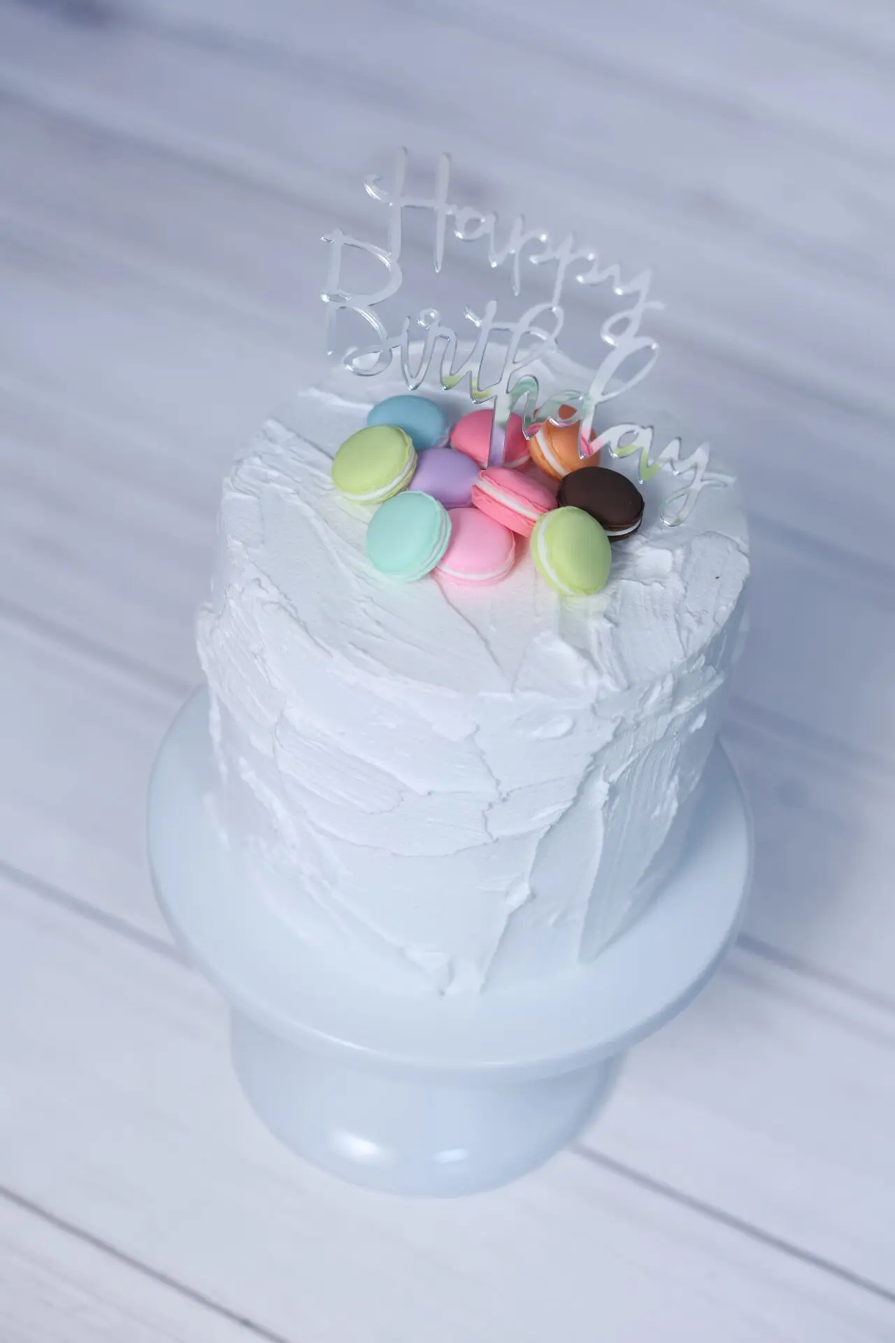Birthday-themed dummy birthday cake for creative child photography