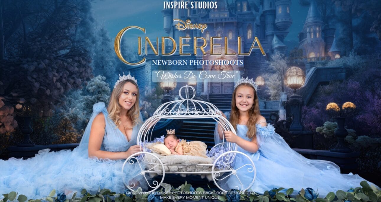 Cinderella Newborn Photoshoot