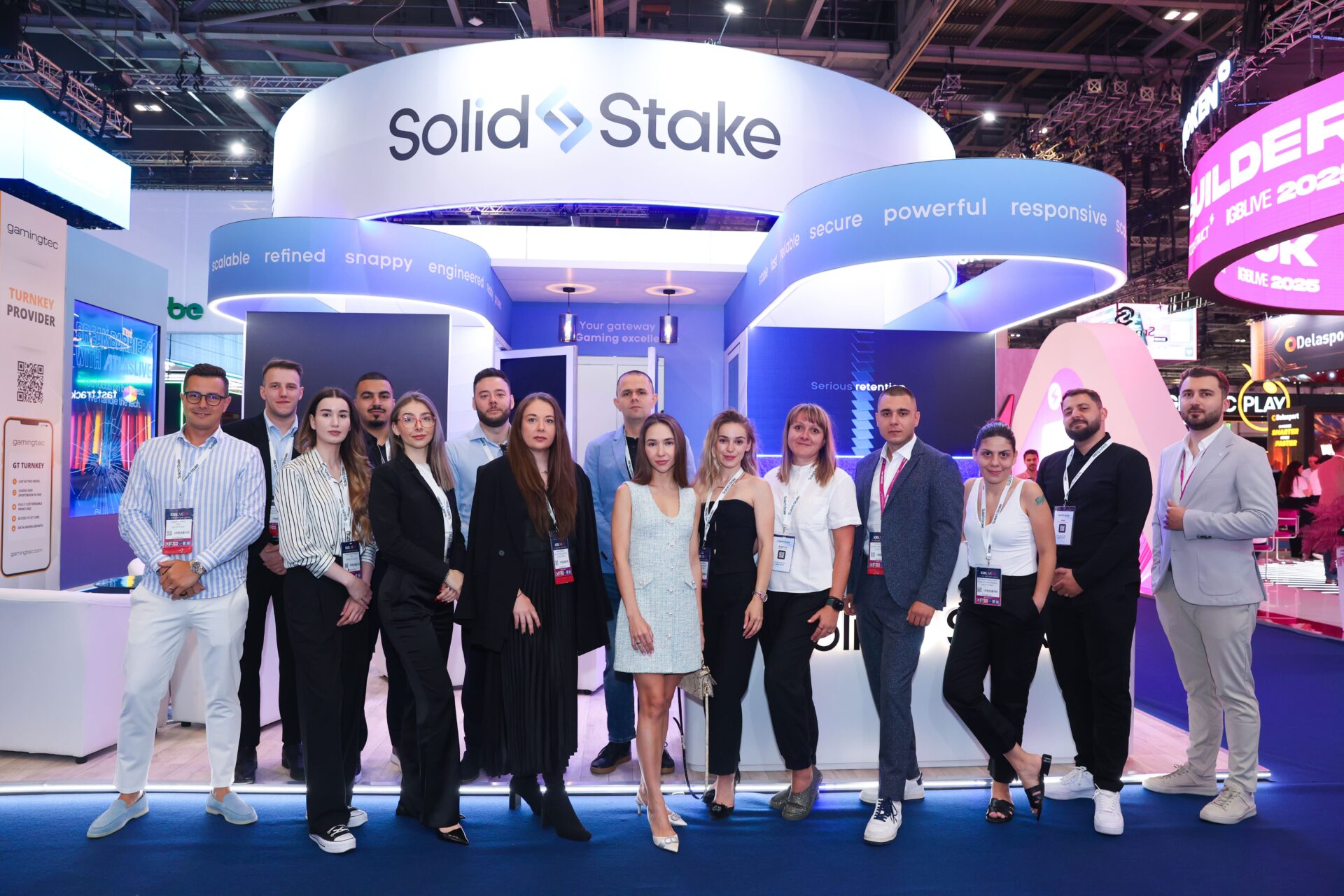 Corporate brand activation photography at IGB London 2025