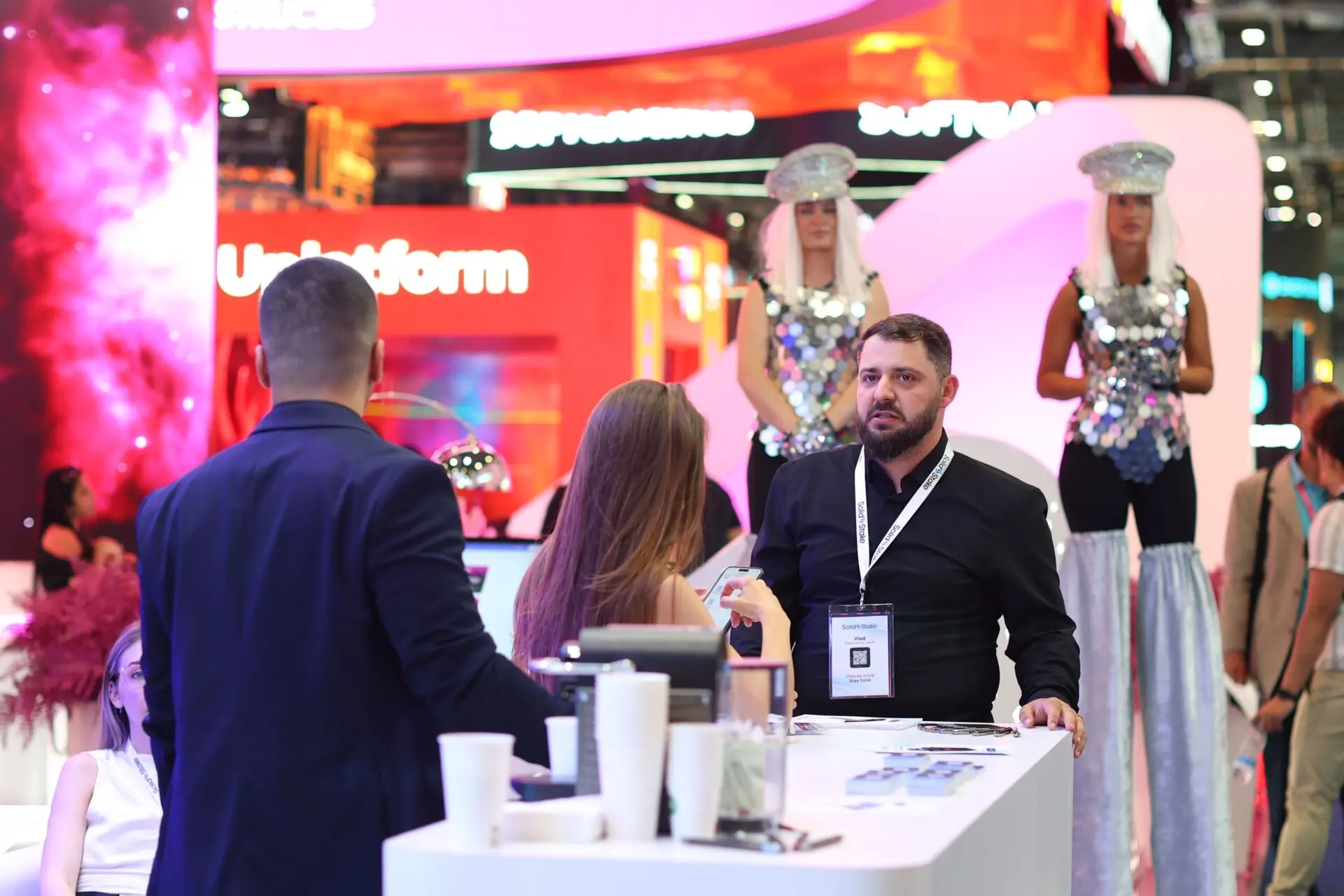 Crowd engagement photography at IGB Excel London corporate expo 2025