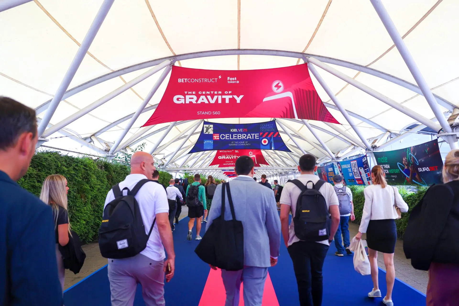 IGB LIVE 2025 exhibition entrance captured at ExCeL London