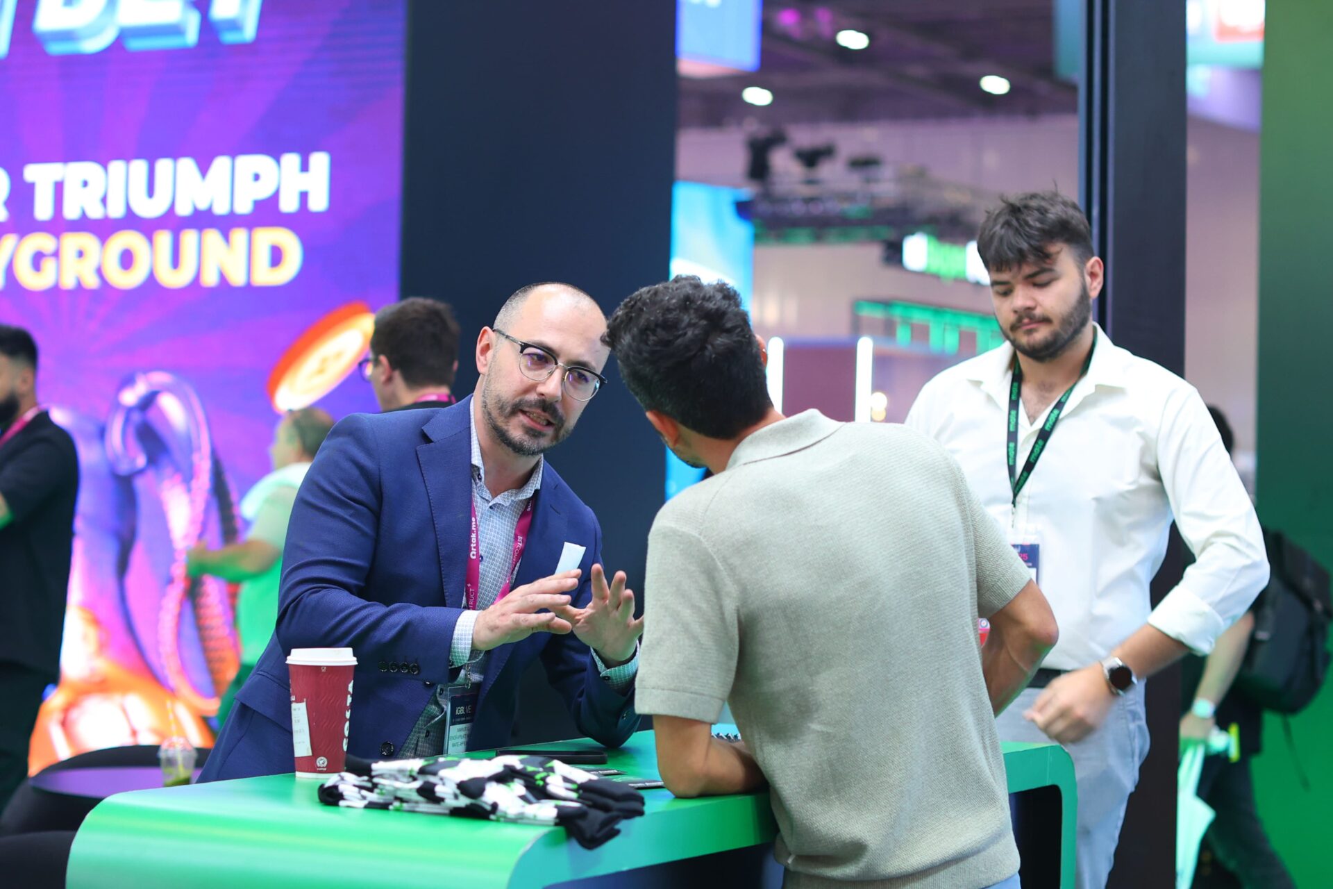 Exhibitor stand photographer at IGB Excel London 2025 event