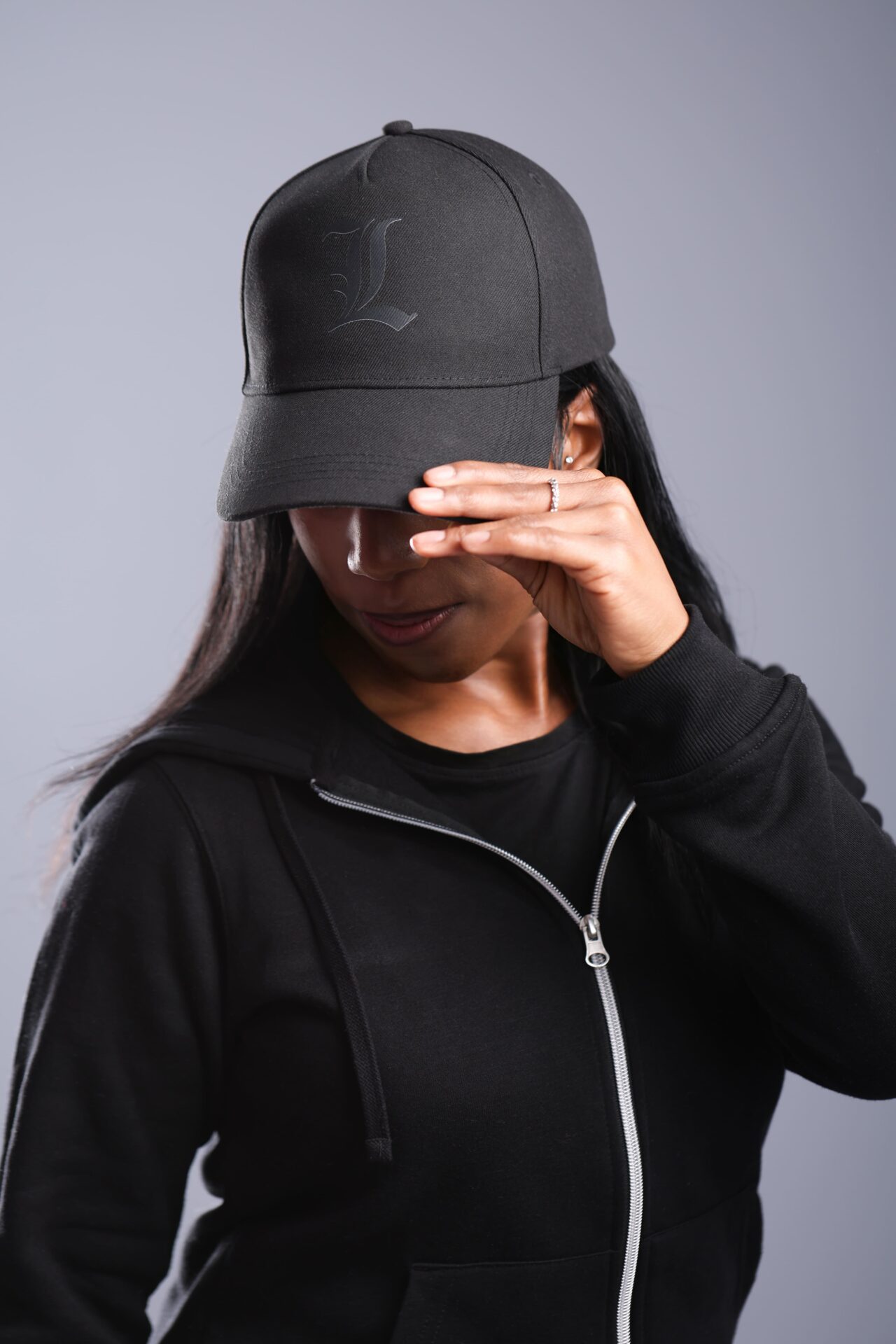 Creative London studio fashion photography session with models and stylist