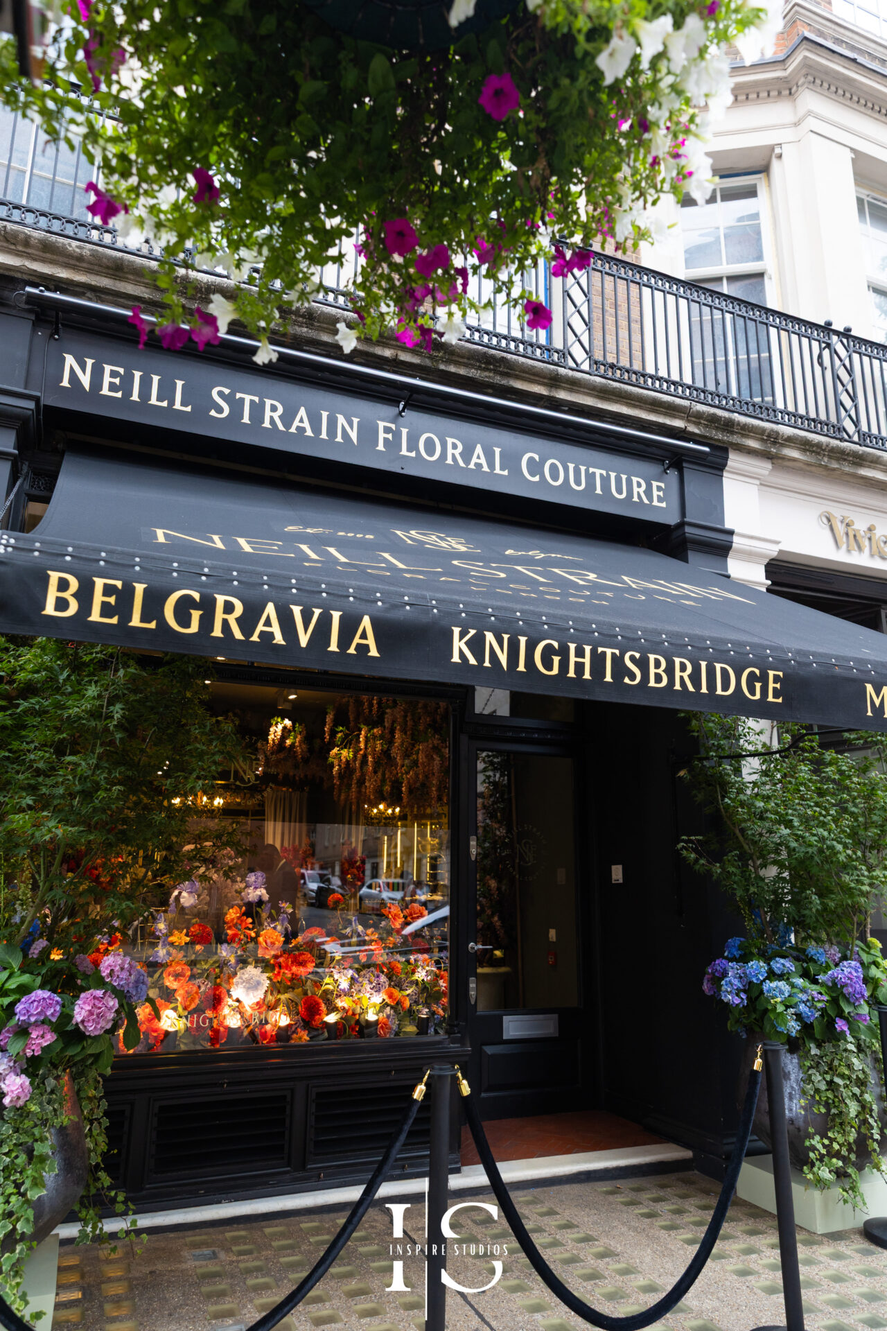 Neill Strain Floral Couture boutique captured during birthday event.
