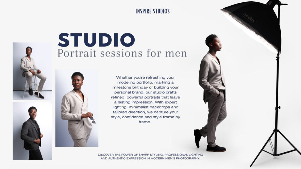 Studio Portrait Session for Men