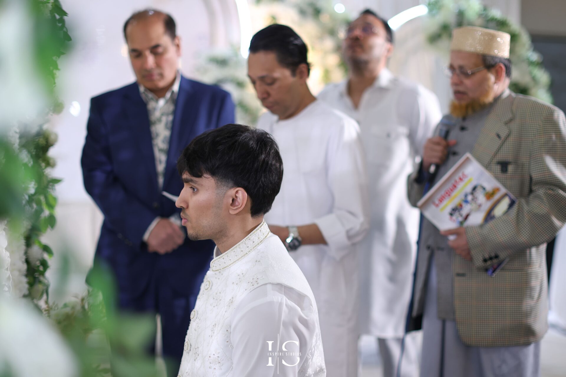 Groom with family – Nikkah wedding photography Ilford