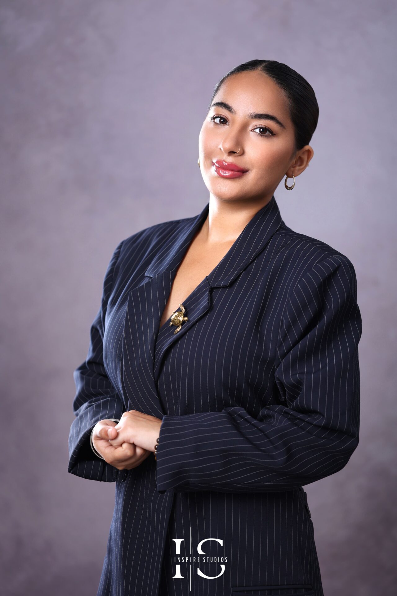 Female executive portrait in London office setting