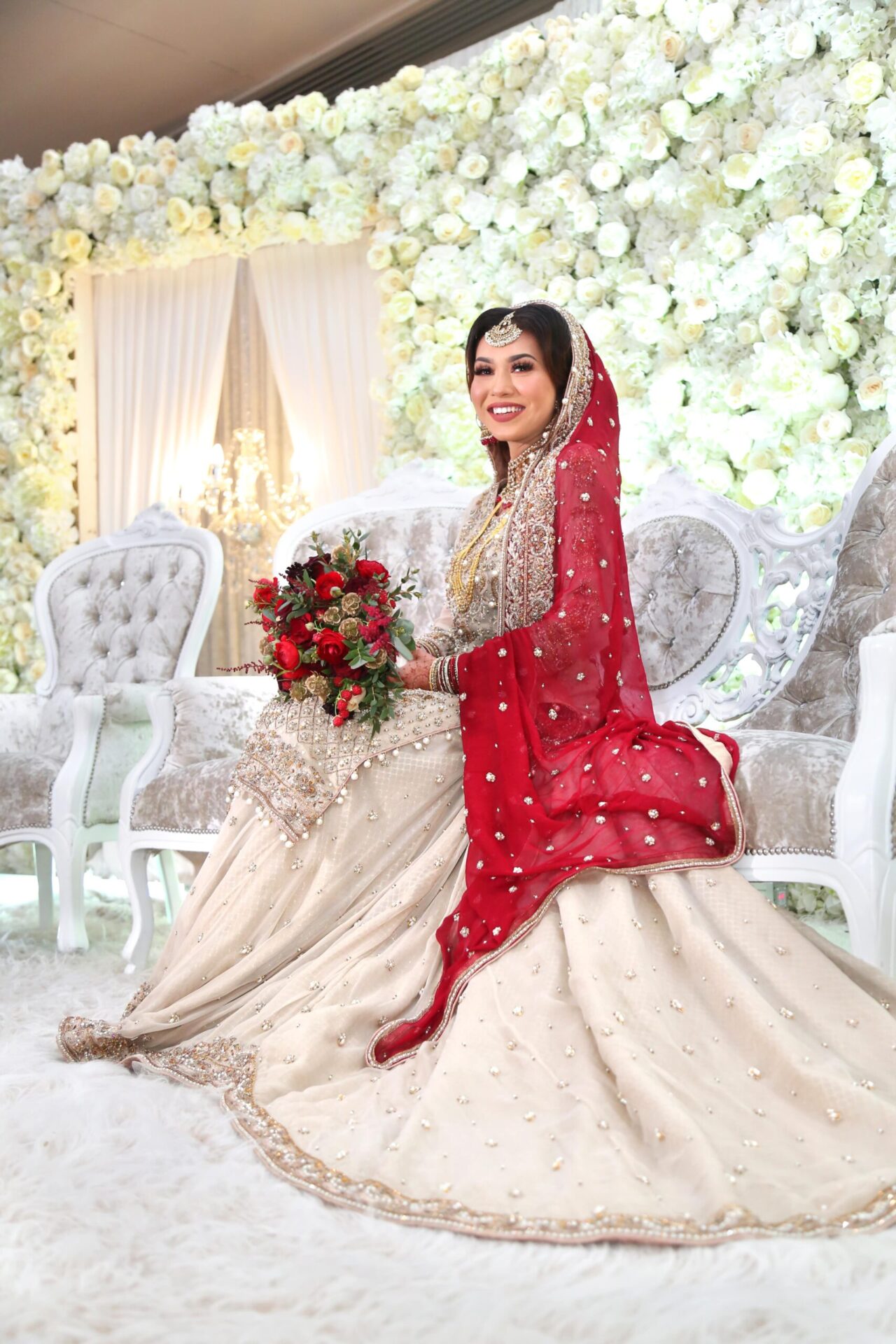 Female wedding photographer at Willows Banqueting