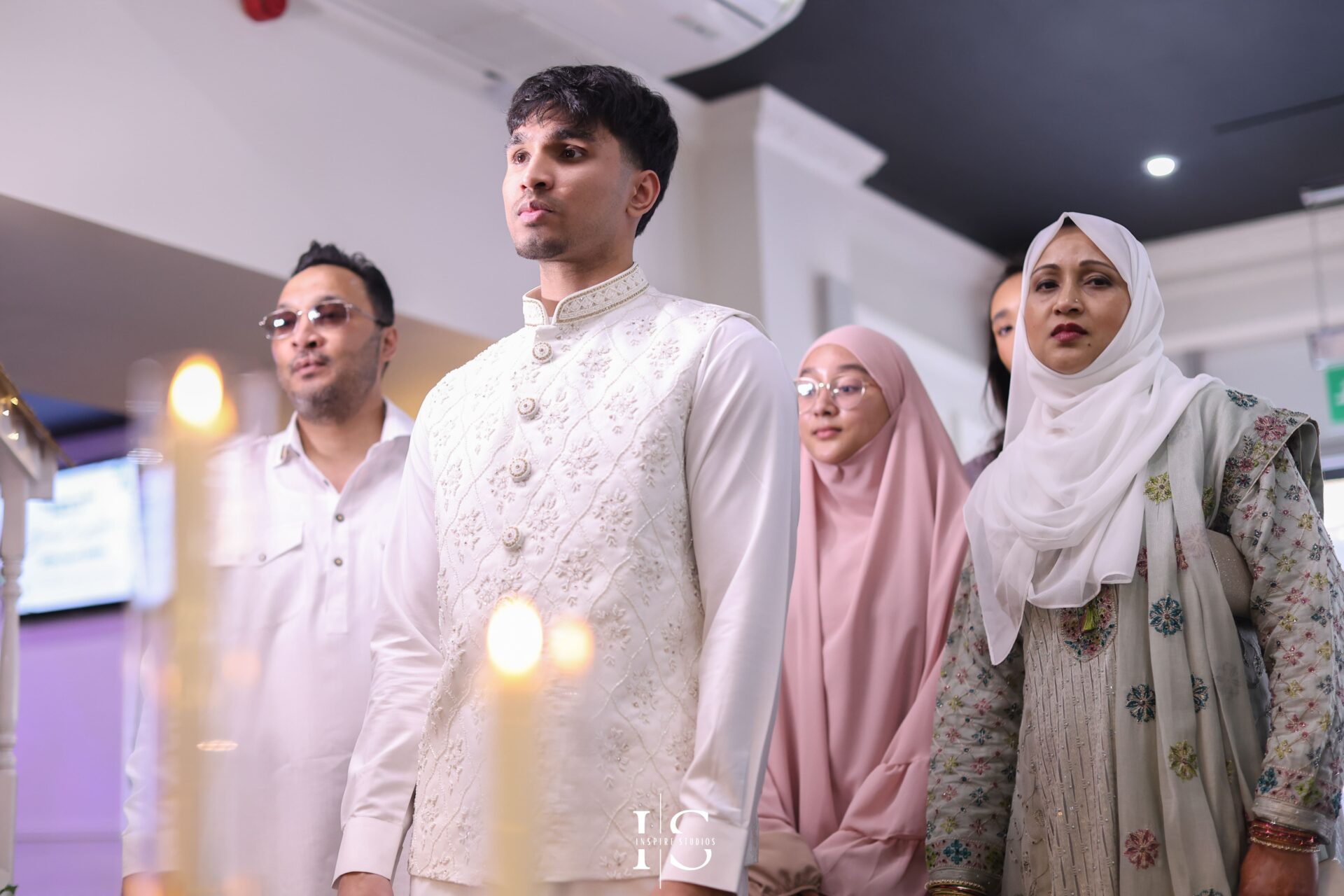 Groom arriving at Nikkah wedding – Crown Banqueting Ilford