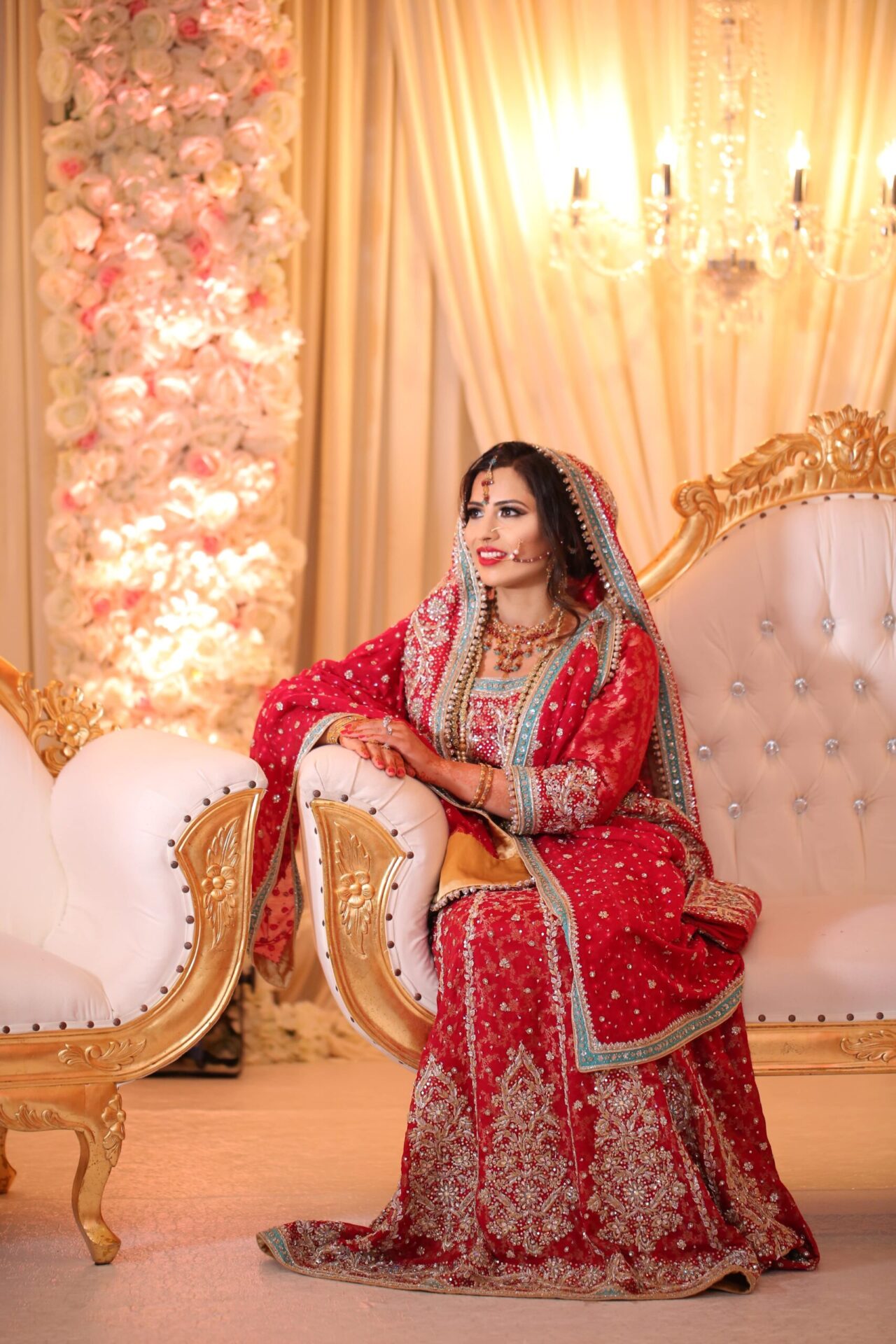 Female photographer covering a Muslim wedding in London
