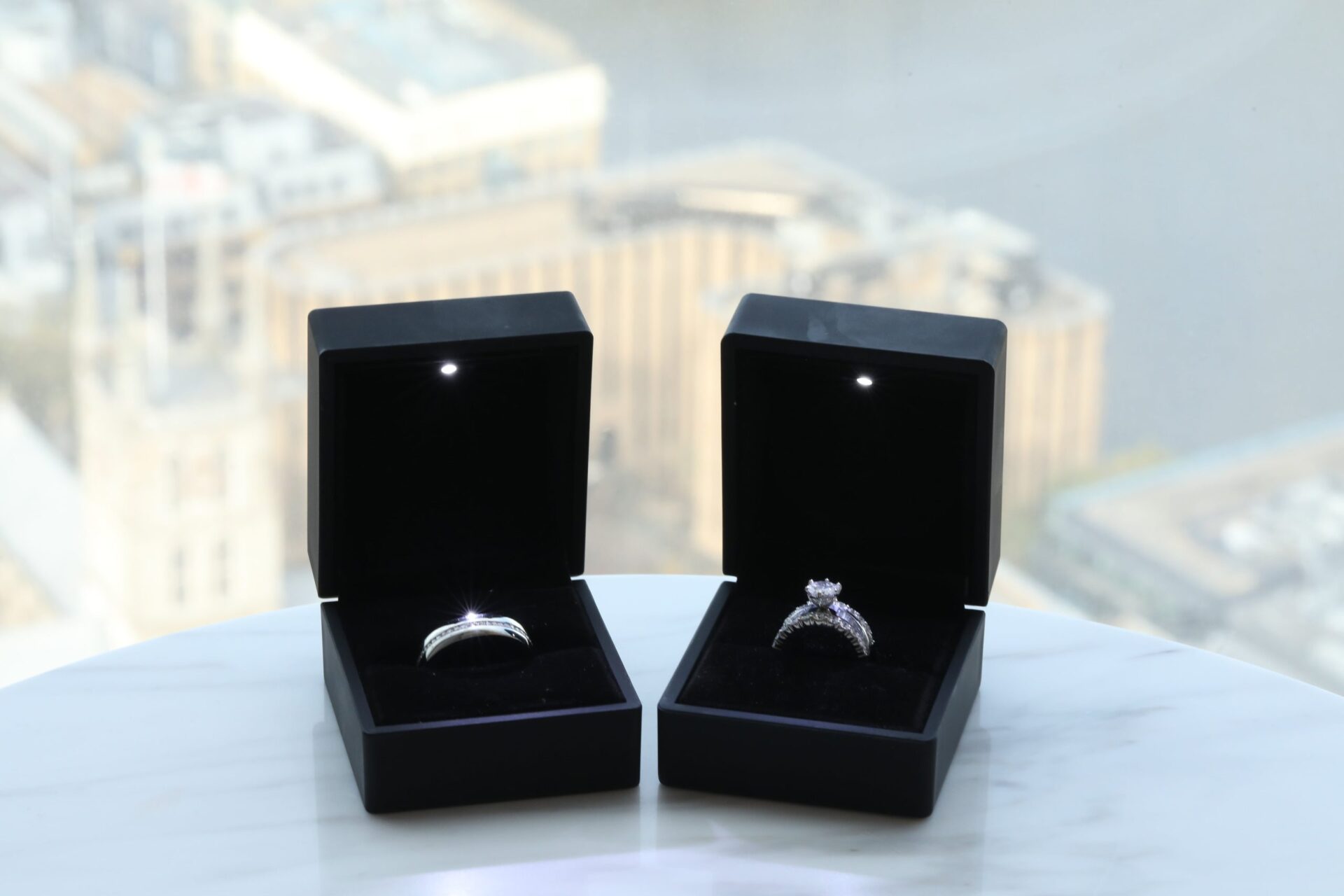 London photographer documenting wedding at The Shard