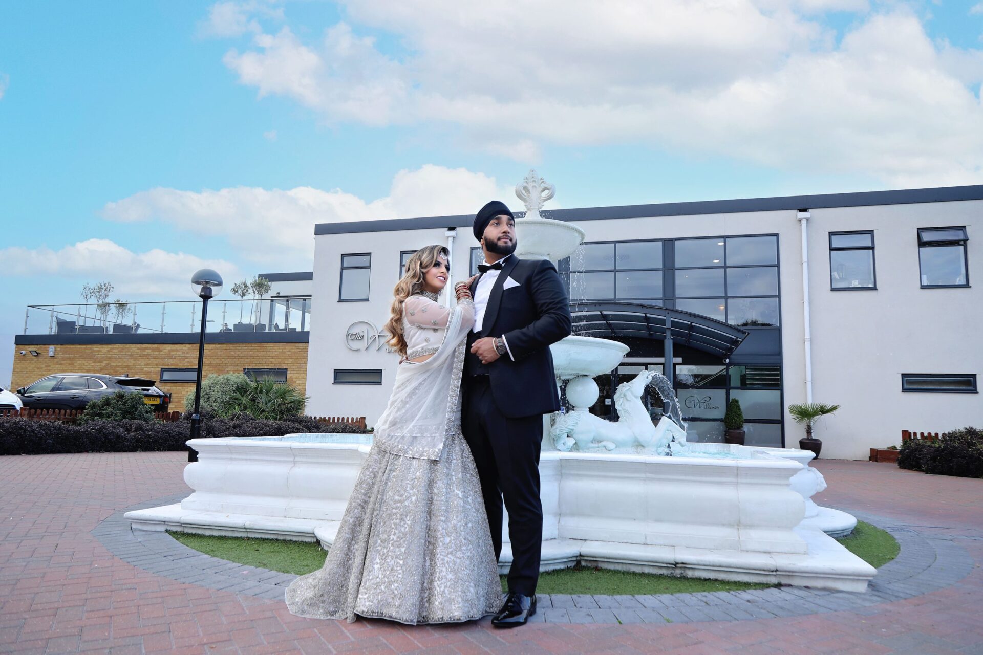 Wedding photography at Willows Banqueting in London