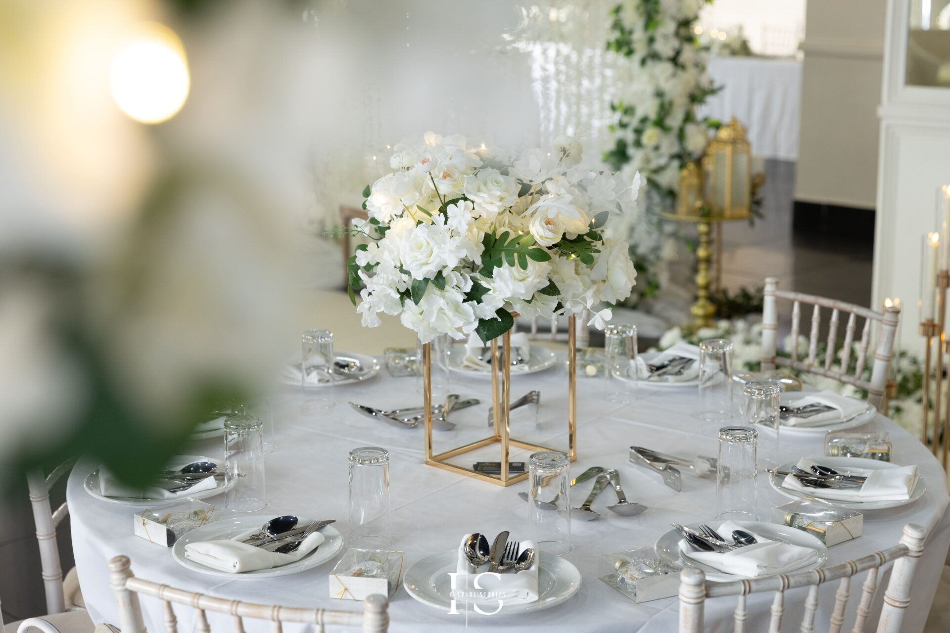 Nikkah venue decor – Muslim wedding at Ilford Banqueting Suite